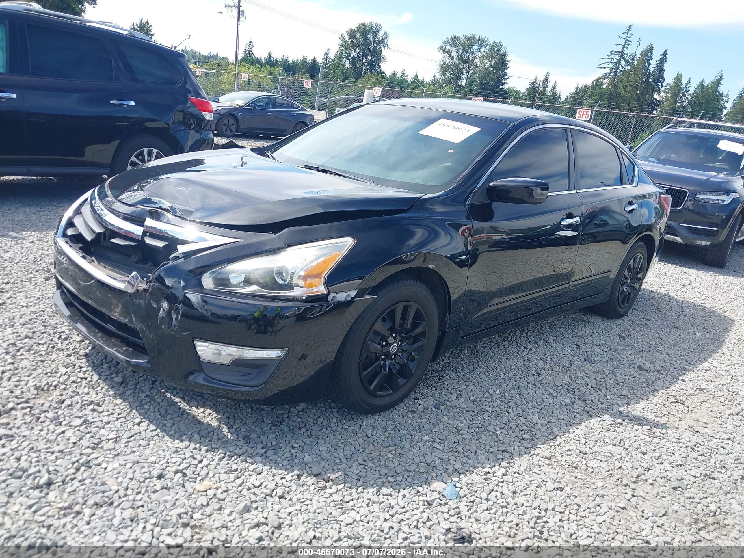 2013 Nissan Altima 2.5 S Черный vin: 1N4AL3AP4DC162216
