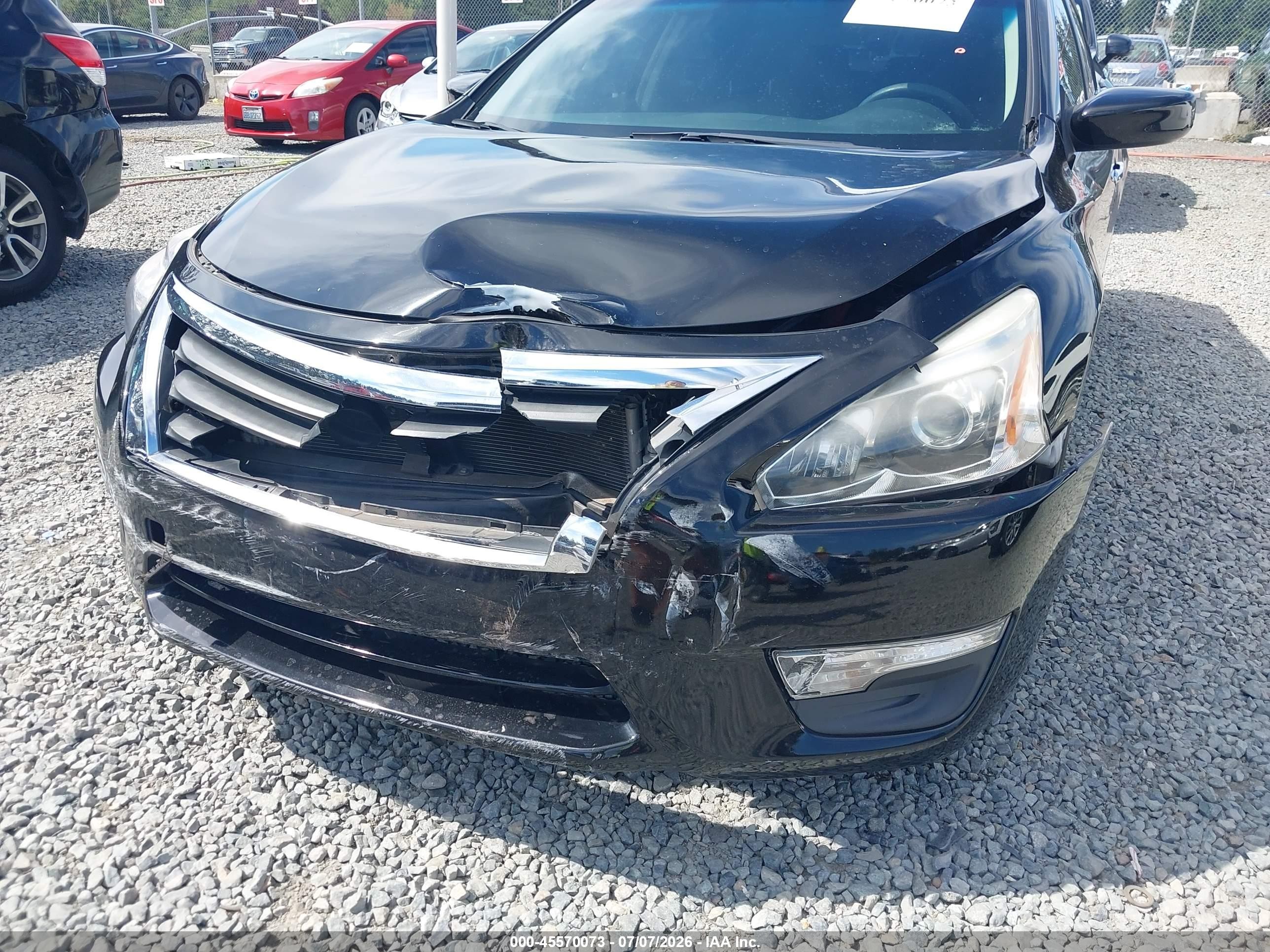 2013 Nissan Altima 2.5 S Черный vin: 1N4AL3AP4DC162216