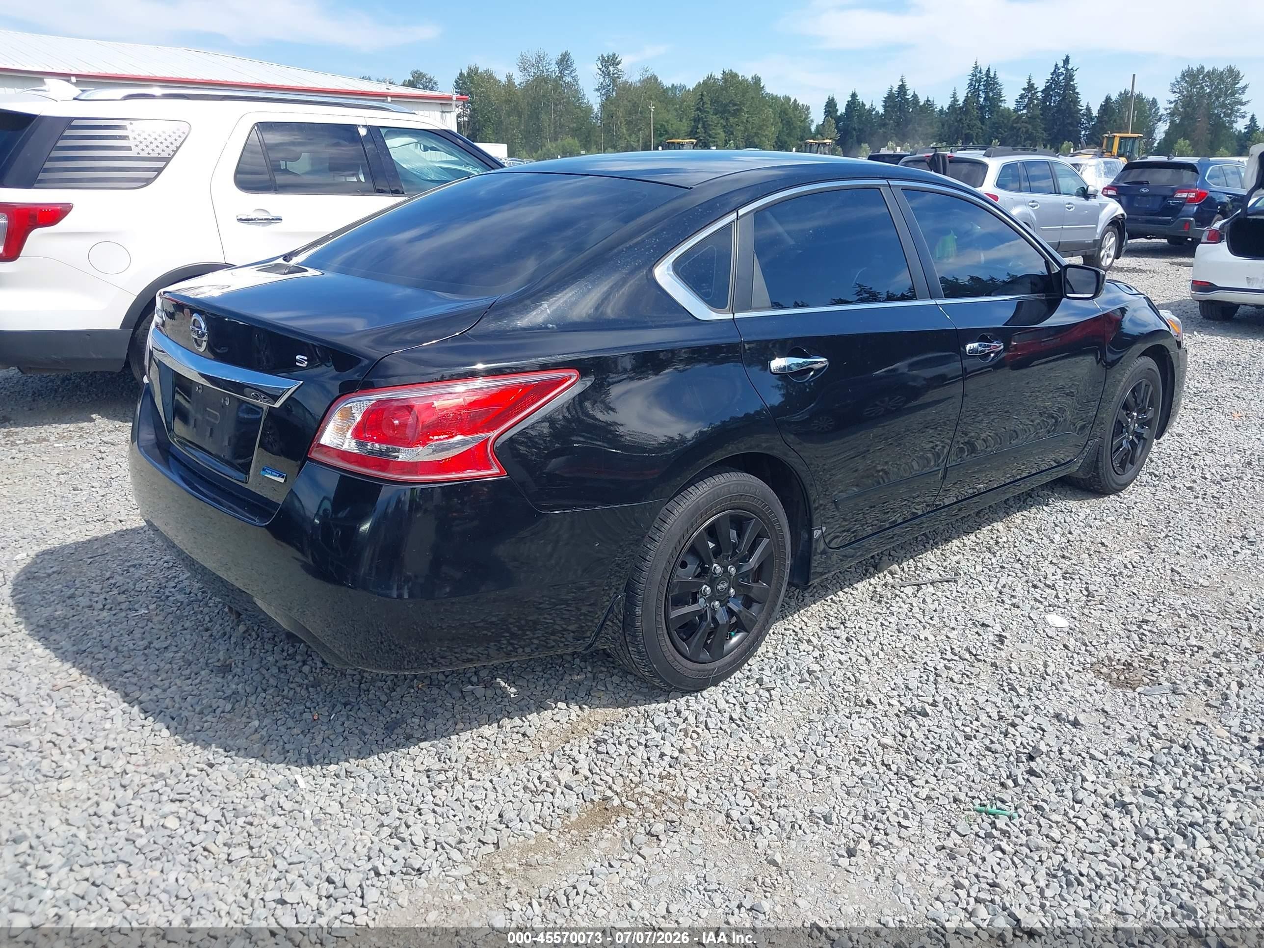 2013 Nissan Altima 2.5 S Черный vin: 1N4AL3AP4DC162216