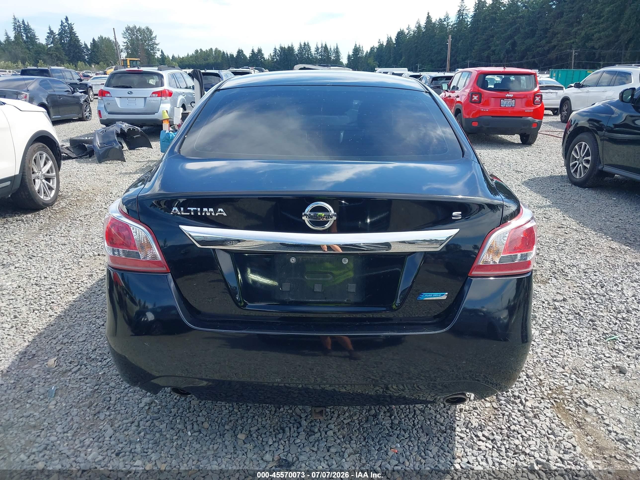 2013 Nissan Altima 2.5 S Черный vin: 1N4AL3AP4DC162216