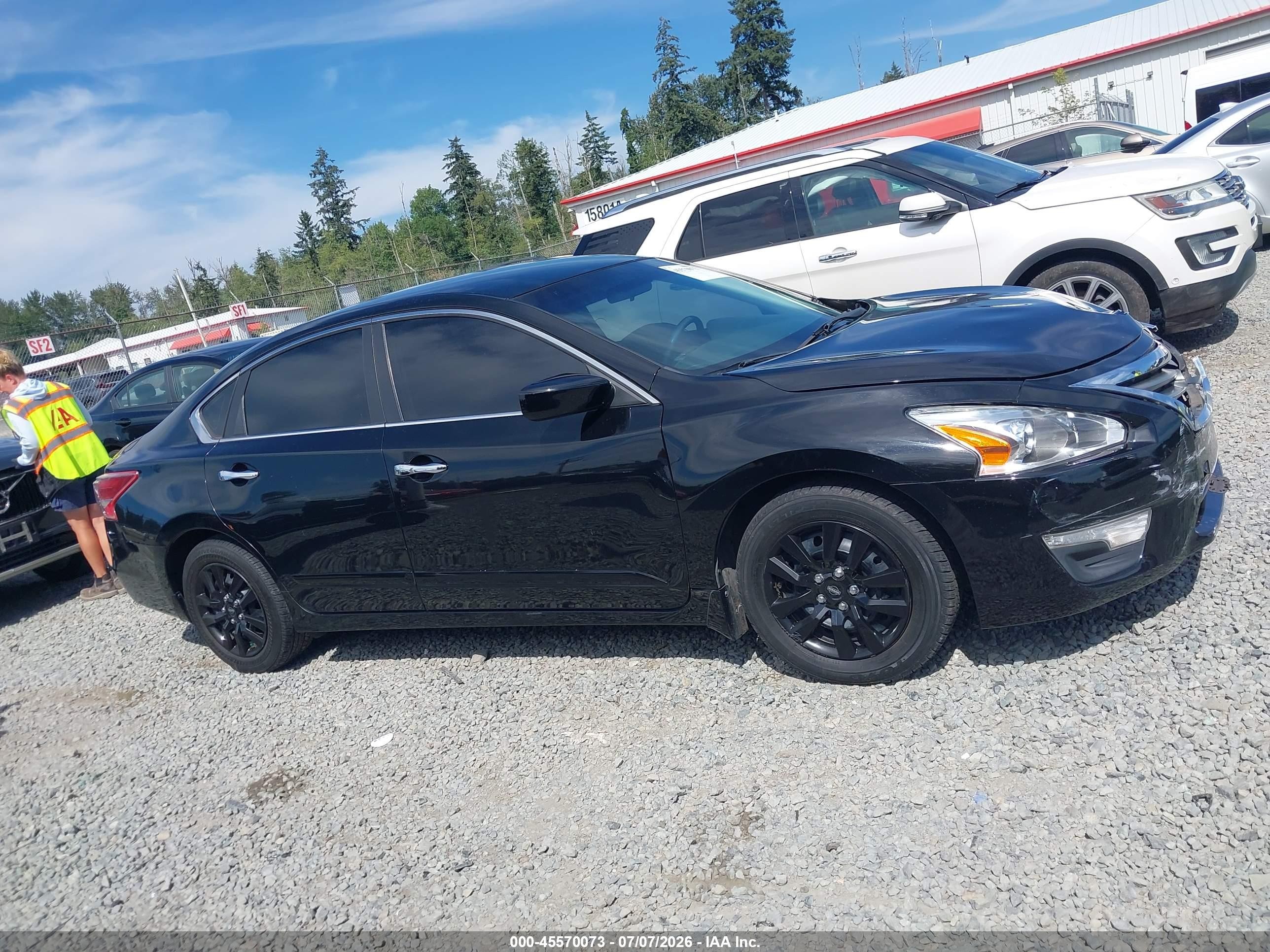 2013 Nissan Altima 2.5 S Черный vin: 1N4AL3AP4DC162216