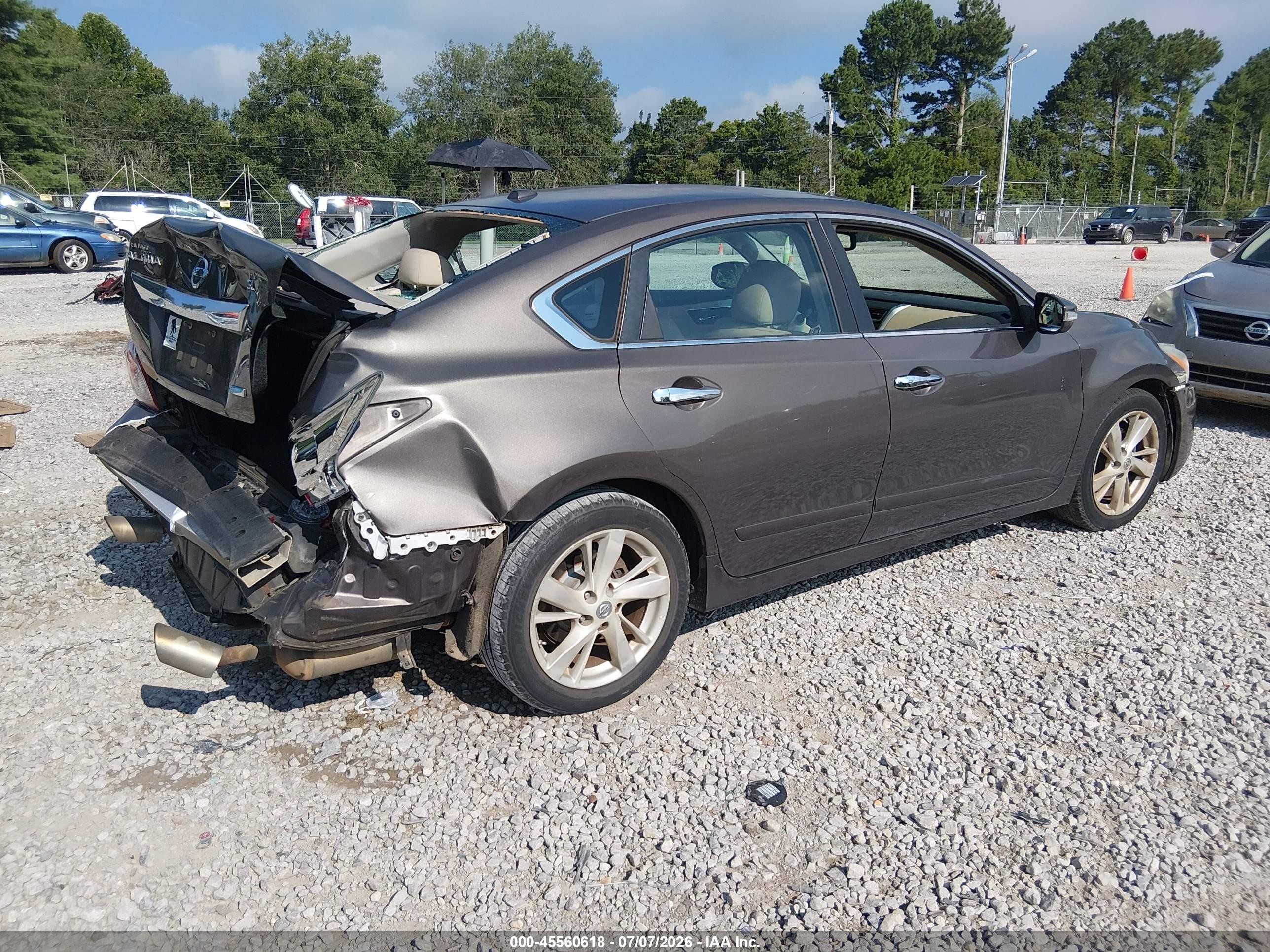 2013 Nissan Altima 2.5 Sl Brown vin: 1N4AL3AP4DC162894