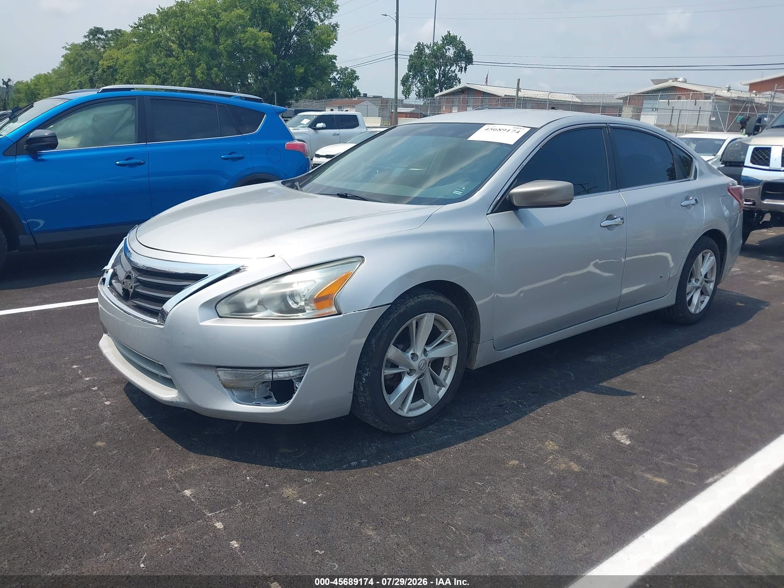 2013 Nissan Altima 2.5 Sv Silver vin: 1N4AL3AP4DC169862