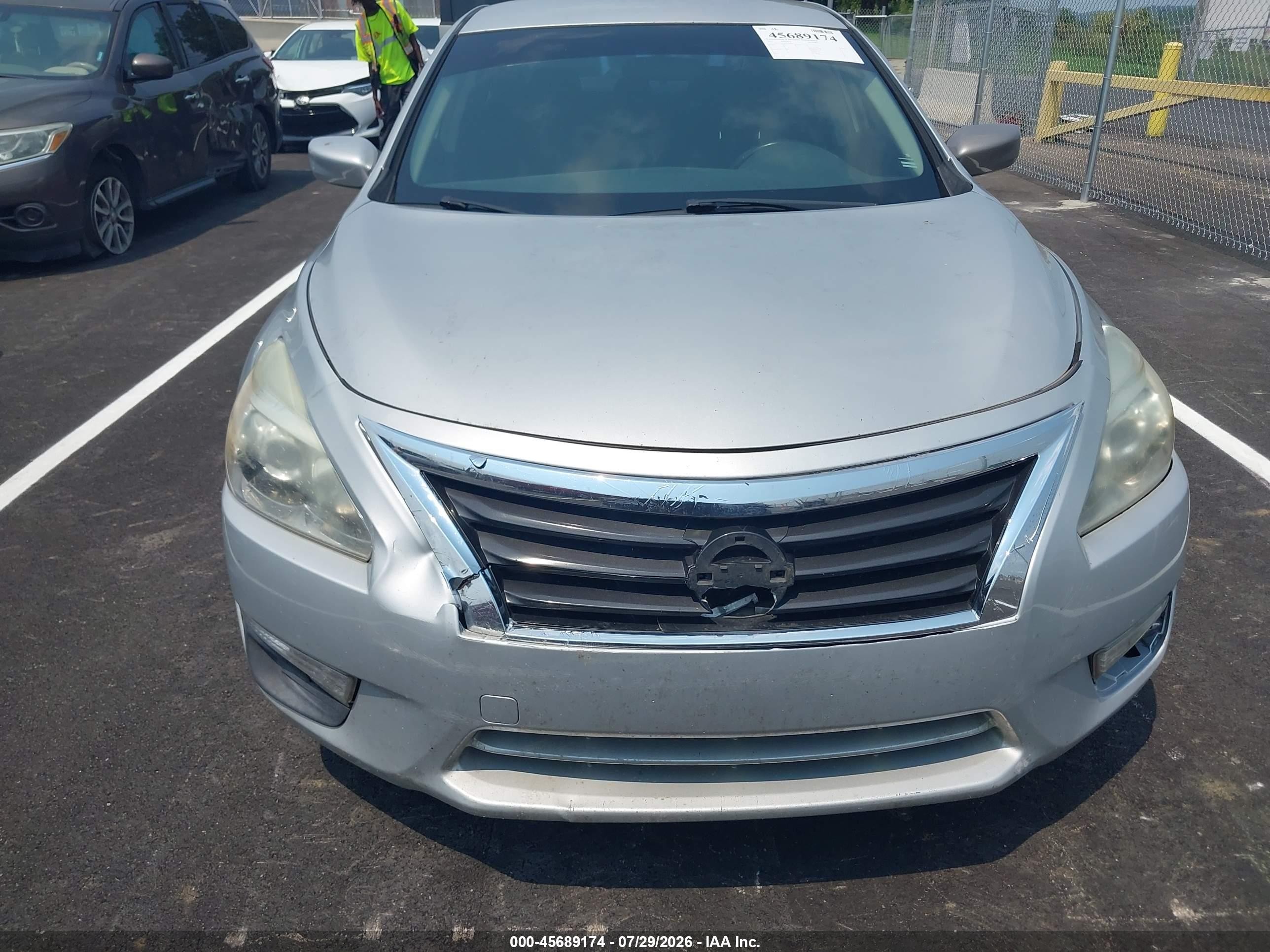 2013 Nissan Altima 2.5 Sv Silver vin: 1N4AL3AP4DC169862
