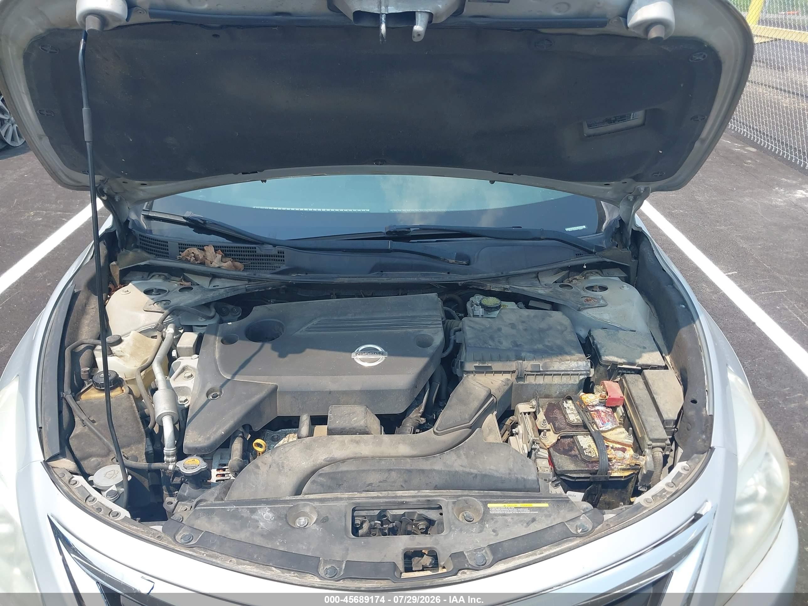 2013 Nissan Altima 2.5 Sv Silver vin: 1N4AL3AP4DC169862