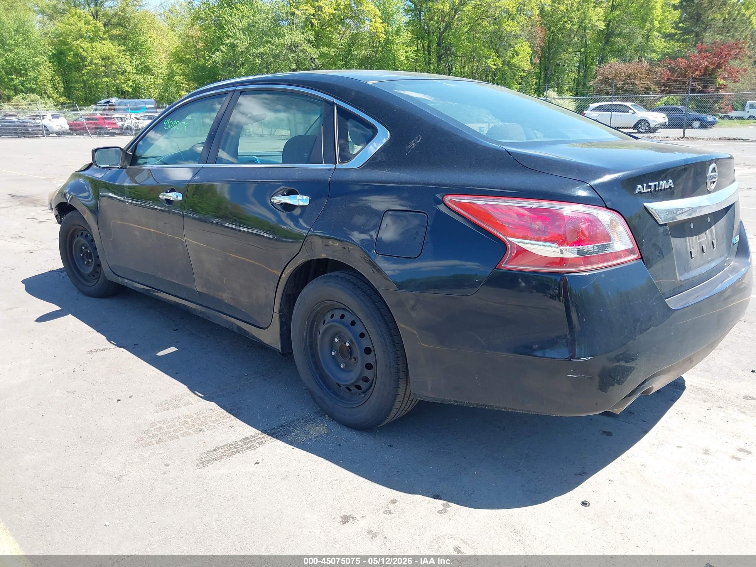 2013 Nissan Altima 2.5 S Black vin: 1N4AL3AP4DC173314