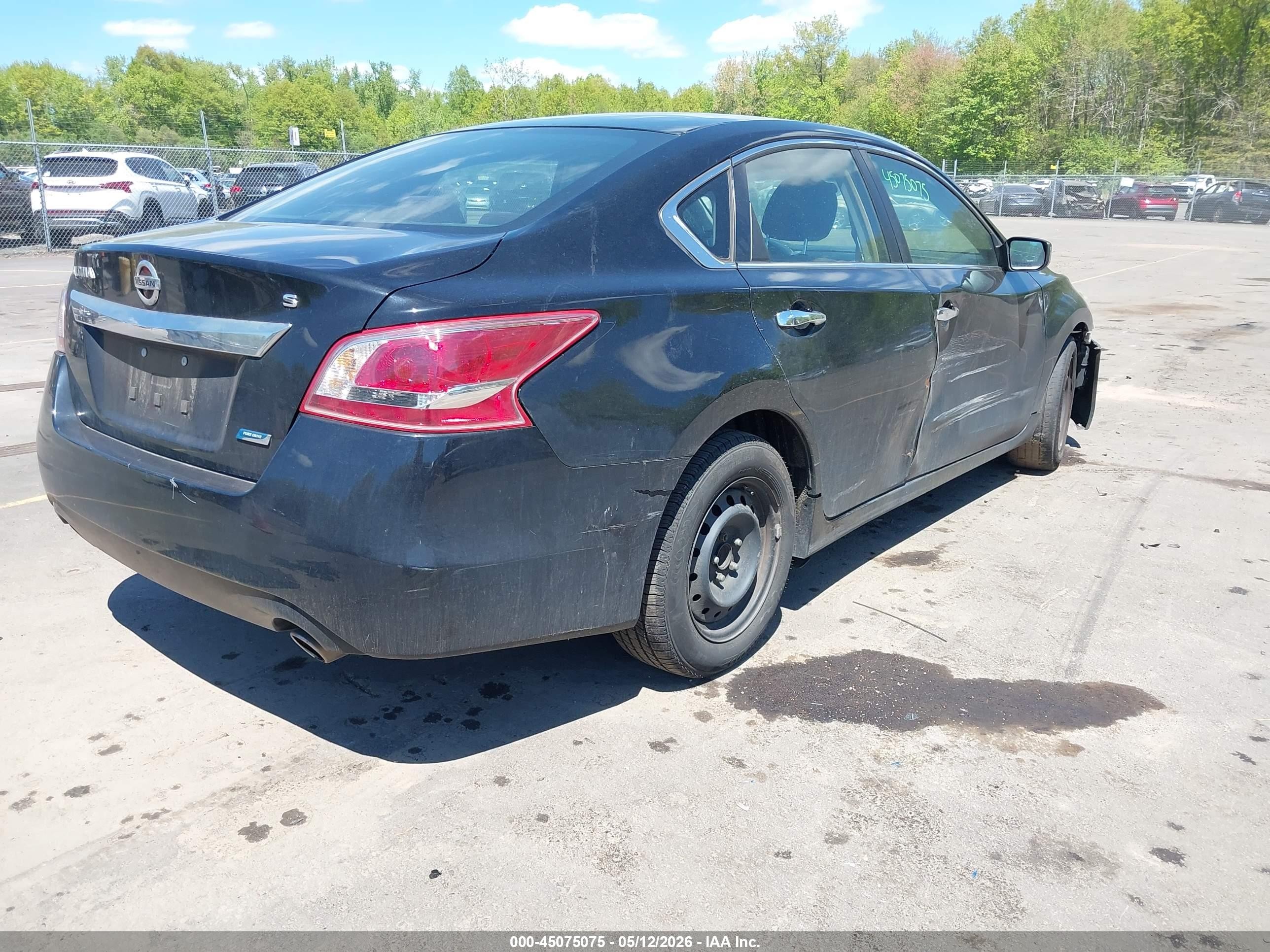 2013 Nissan Altima 2.5 S Black vin: 1N4AL3AP4DC173314