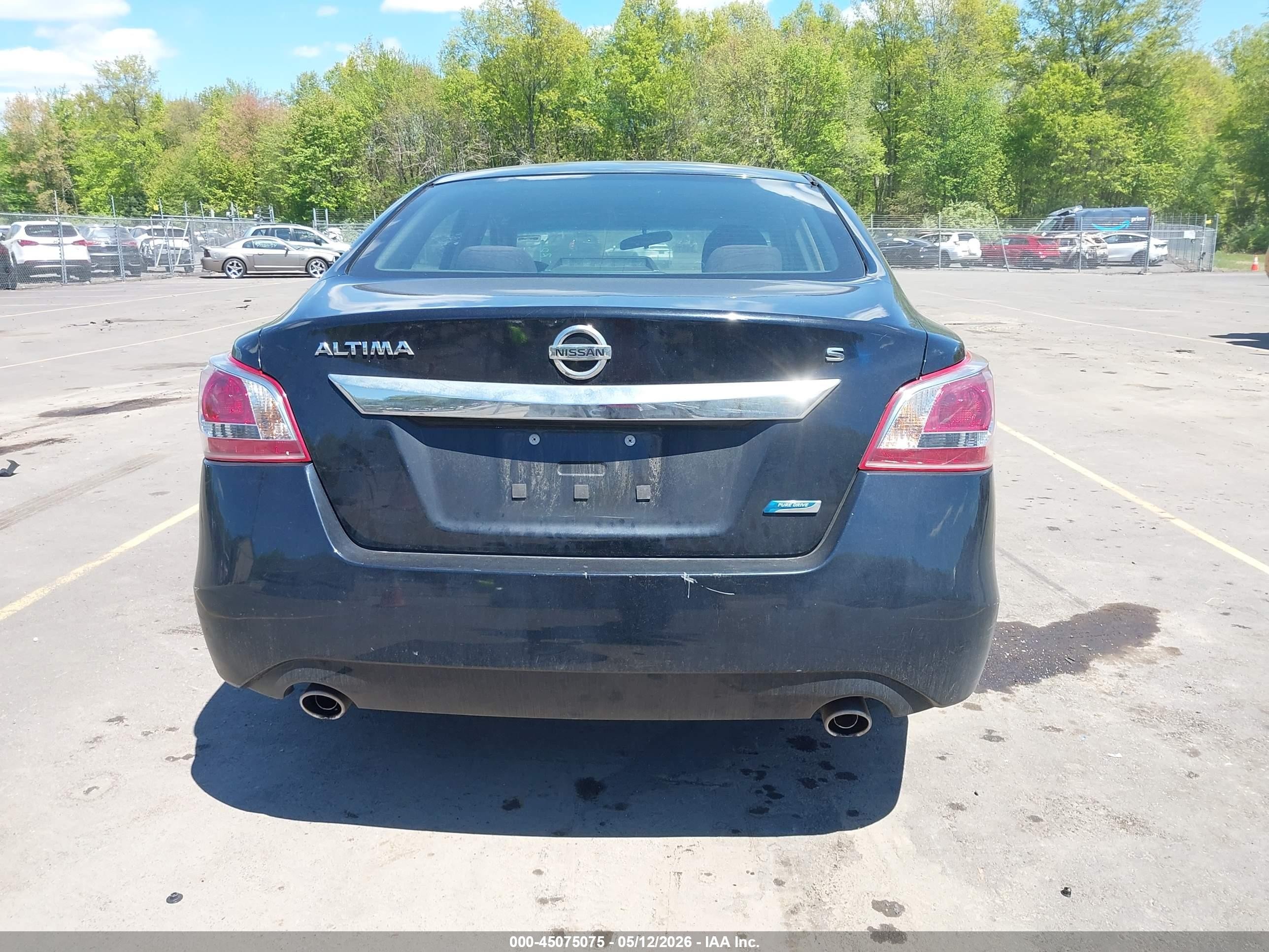2013 Nissan Altima 2.5 S Black vin: 1N4AL3AP4DC173314