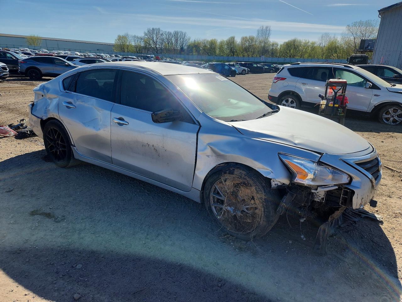 2013 Nissan Altima 2.5 Серебряный vin: 1N4AL3AP4DC184636
