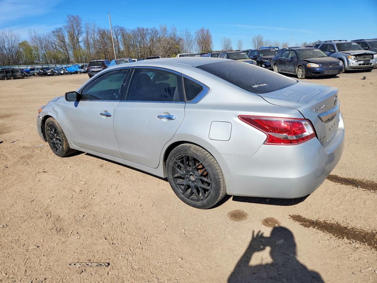 2013 Nissan Altima 2.5 Серебряный vin: 1N4AL3AP4DC184636