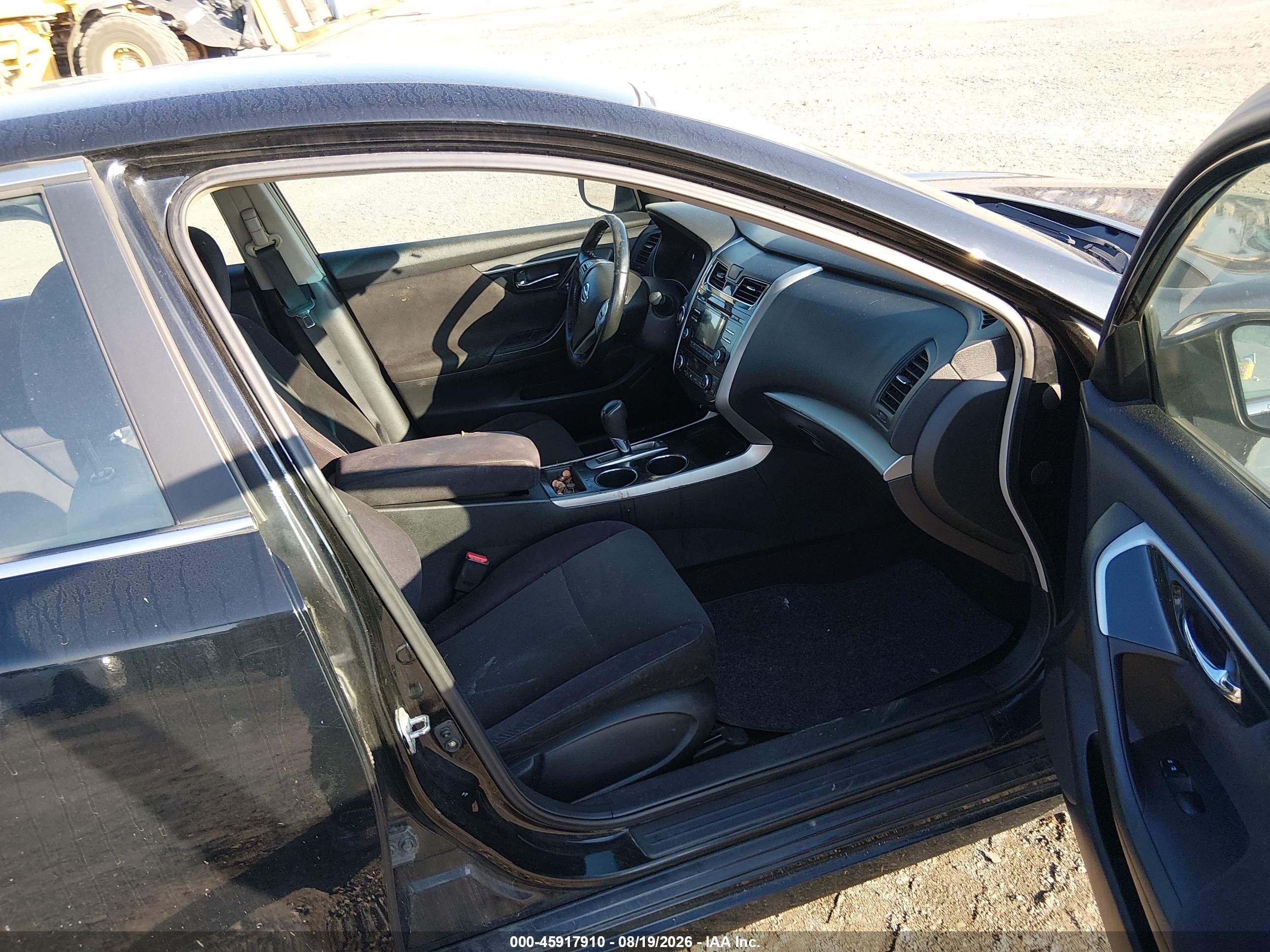 2013 Nissan Altima 2.5 Sv Black vin: 1N4AL3AP4DC185382