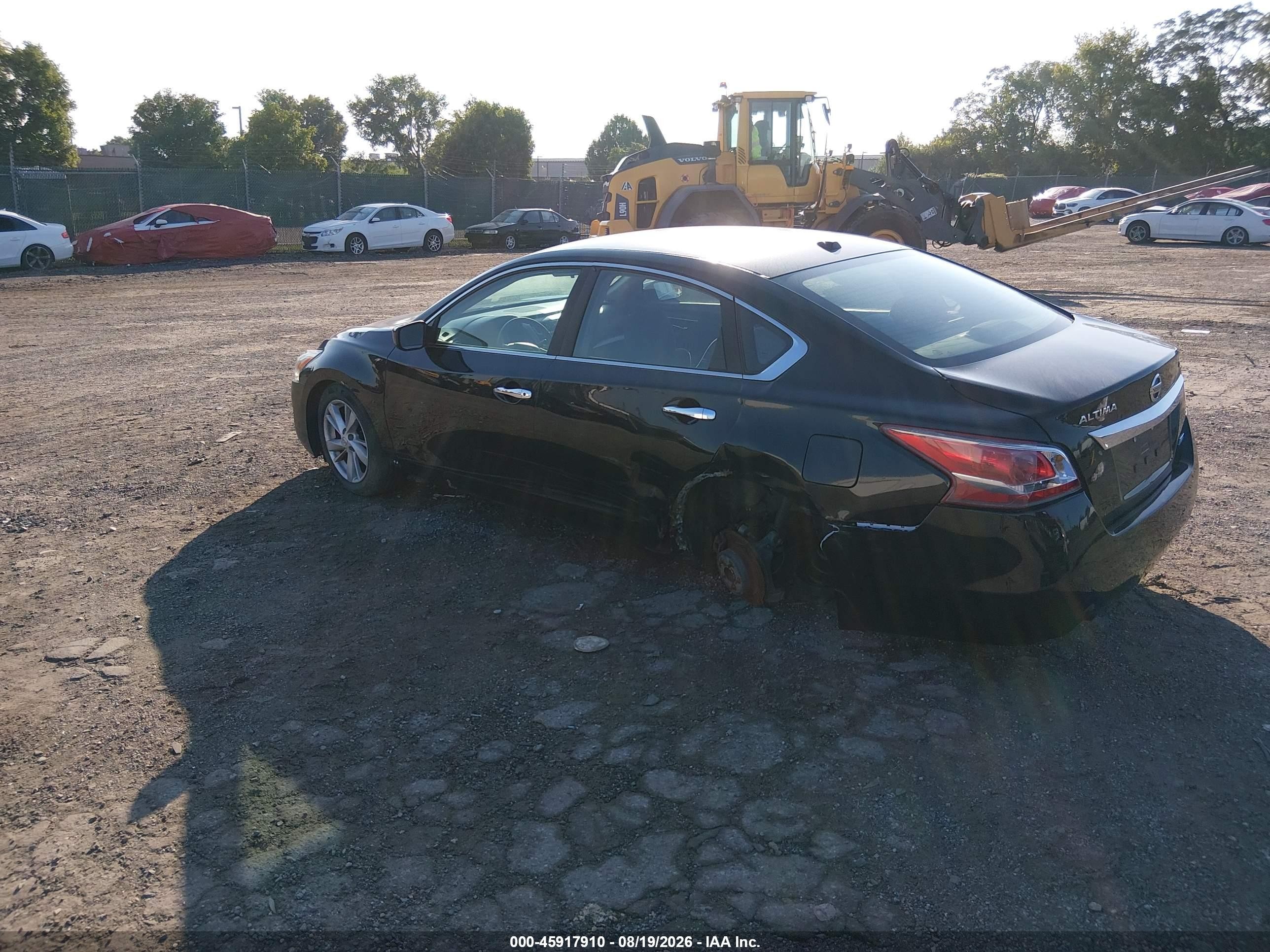2013 Nissan Altima 2.5 Sv Black vin: 1N4AL3AP4DC185382