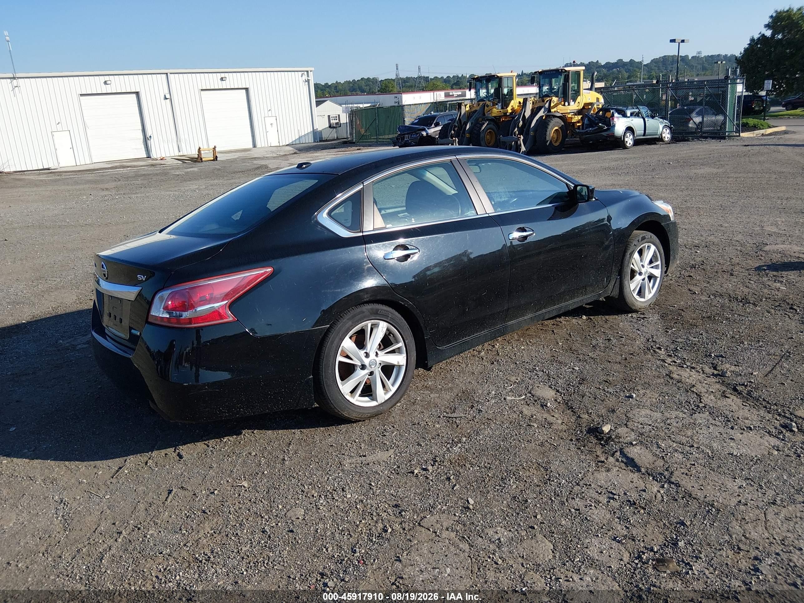 2013 Nissan Altima 2.5 Sv Black vin: 1N4AL3AP4DC185382