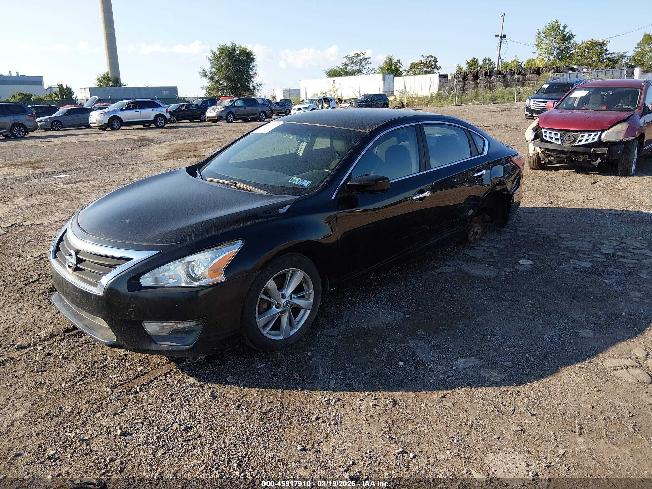 2013 Nissan Altima 2.5 Sv Black vin: 1N4AL3AP4DC185382
