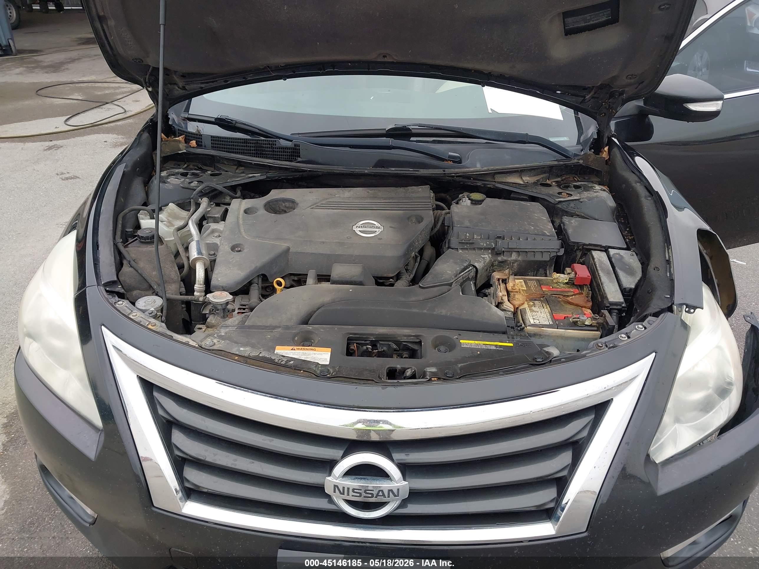 2013 Nissan Altima 2.5 Sl Black vin: 1N4AL3AP4DC196561