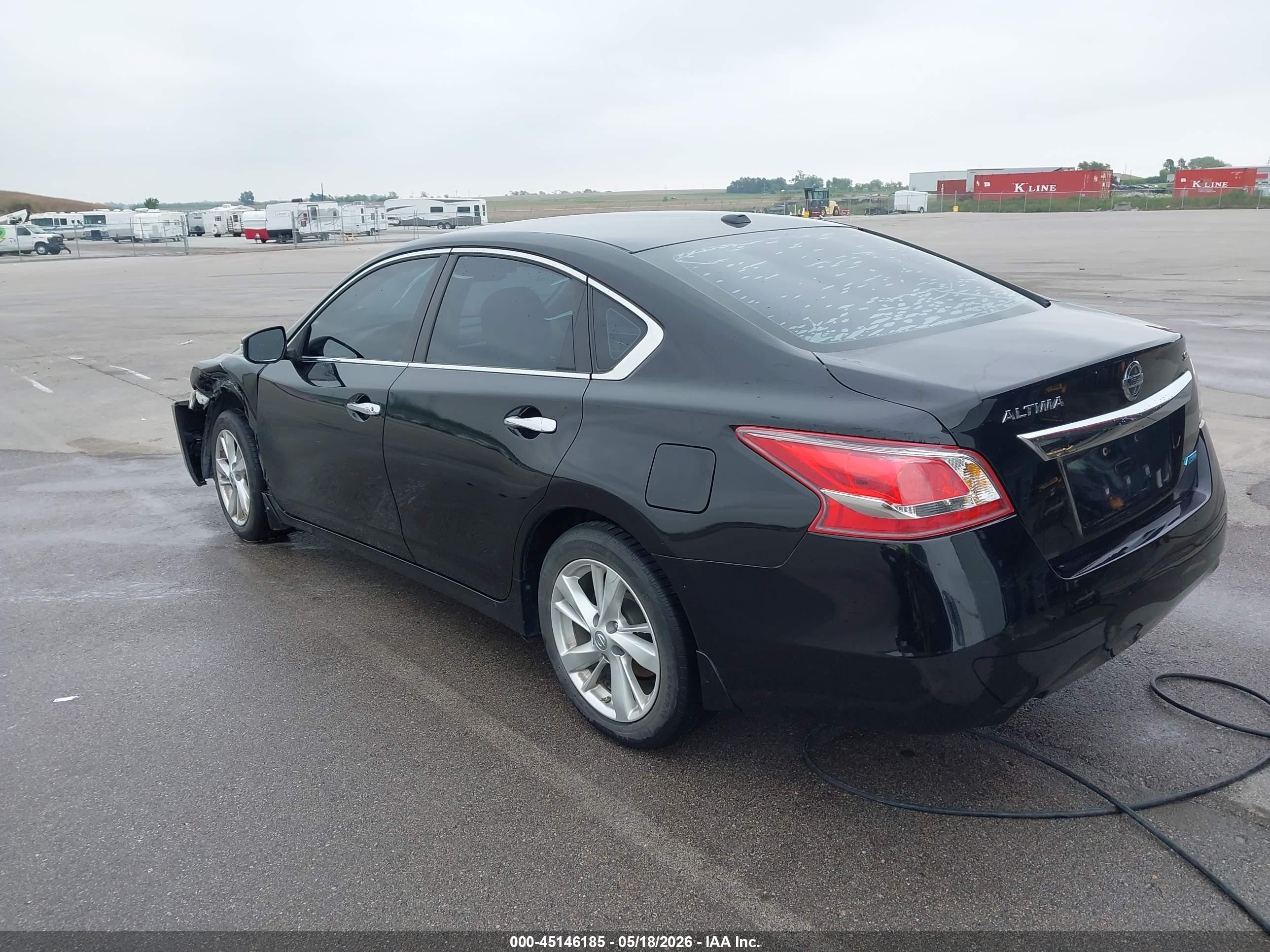 2013 Nissan Altima 2.5 Sl Black vin: 1N4AL3AP4DC196561