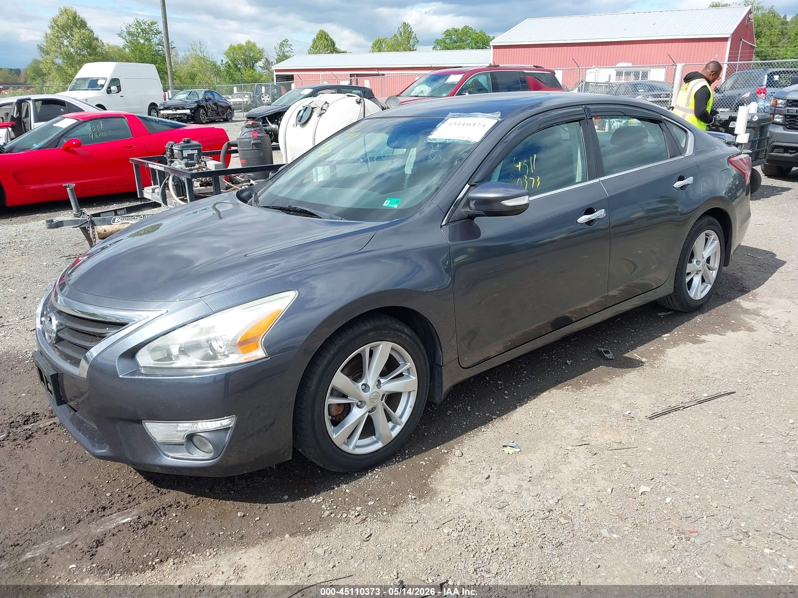 2013 Nissan Altima 2.5 Sl Gray vin: 1N4AL3AP4DC199900