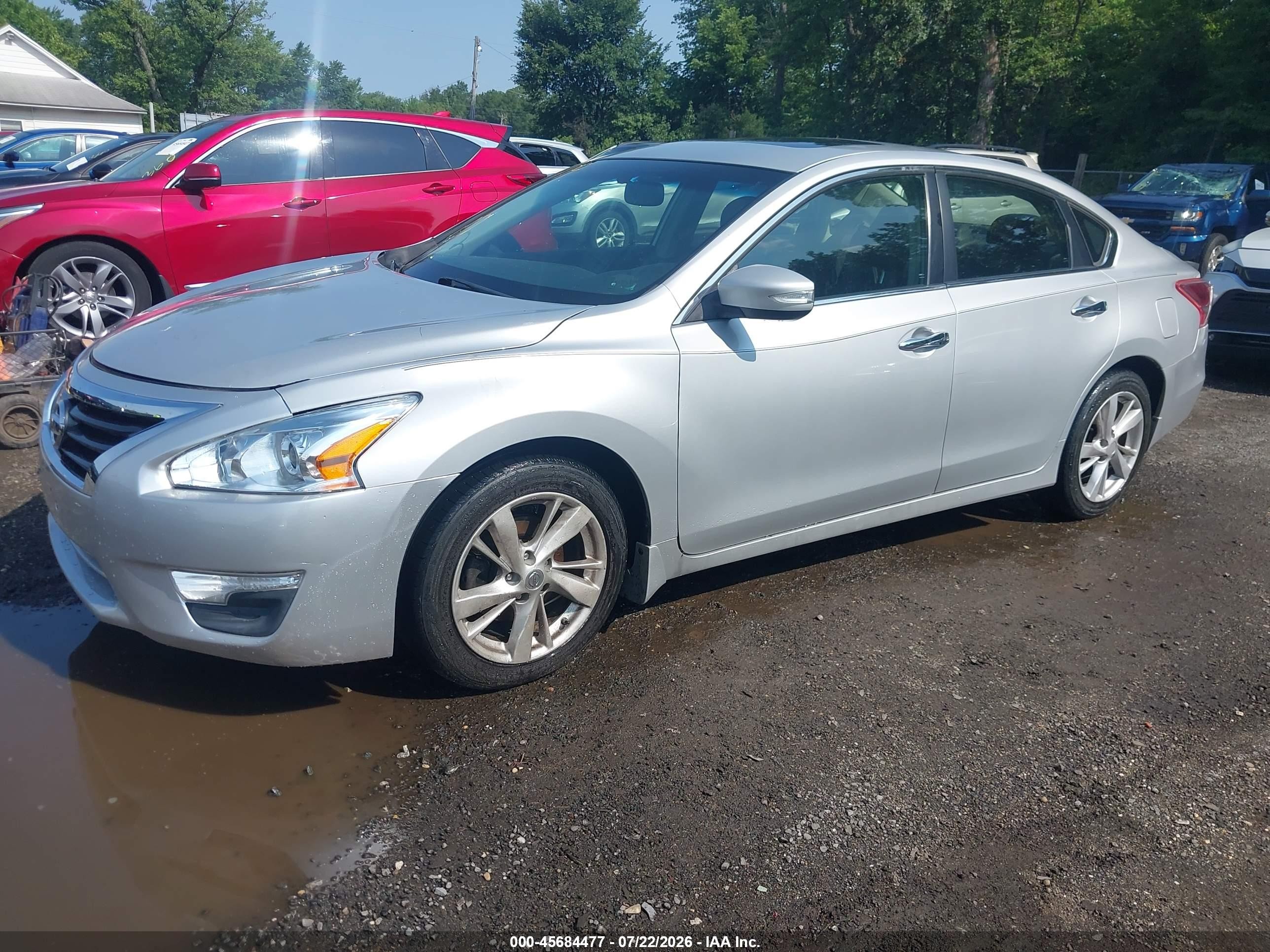 2013 Nissan Altima 2.5 Sl Silver vin: 1N4AL3AP4DC237710