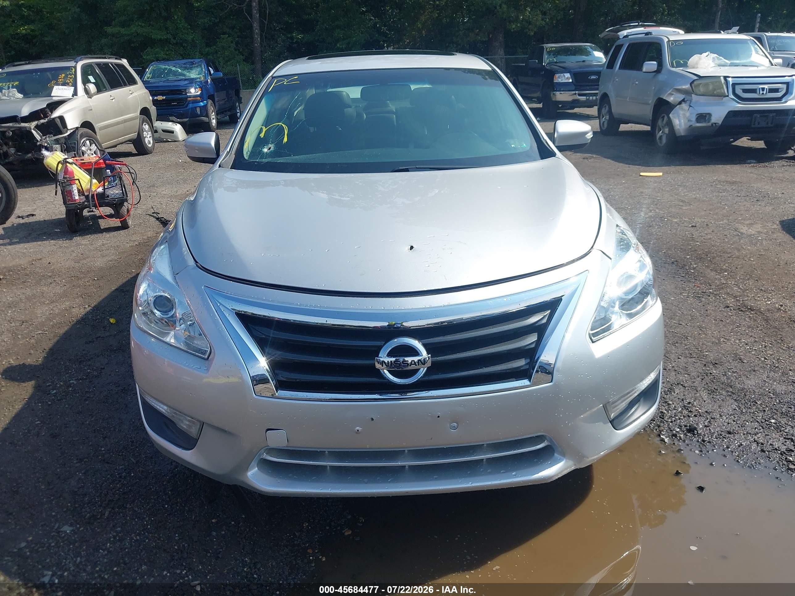 2013 Nissan Altima 2.5 Sl Silver vin: 1N4AL3AP4DC237710