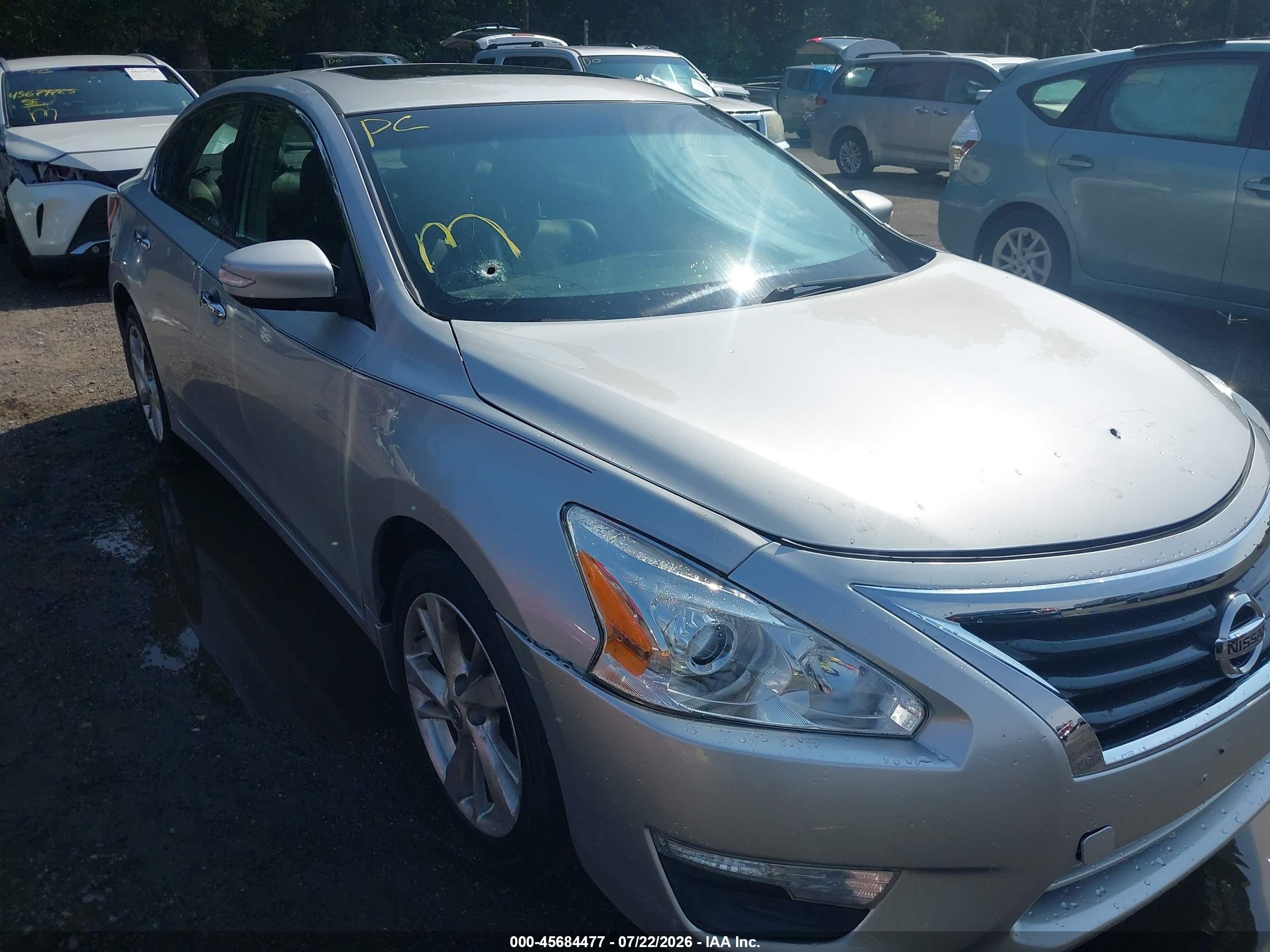 2013 Nissan Altima 2.5 Sl Silver vin: 1N4AL3AP4DC237710