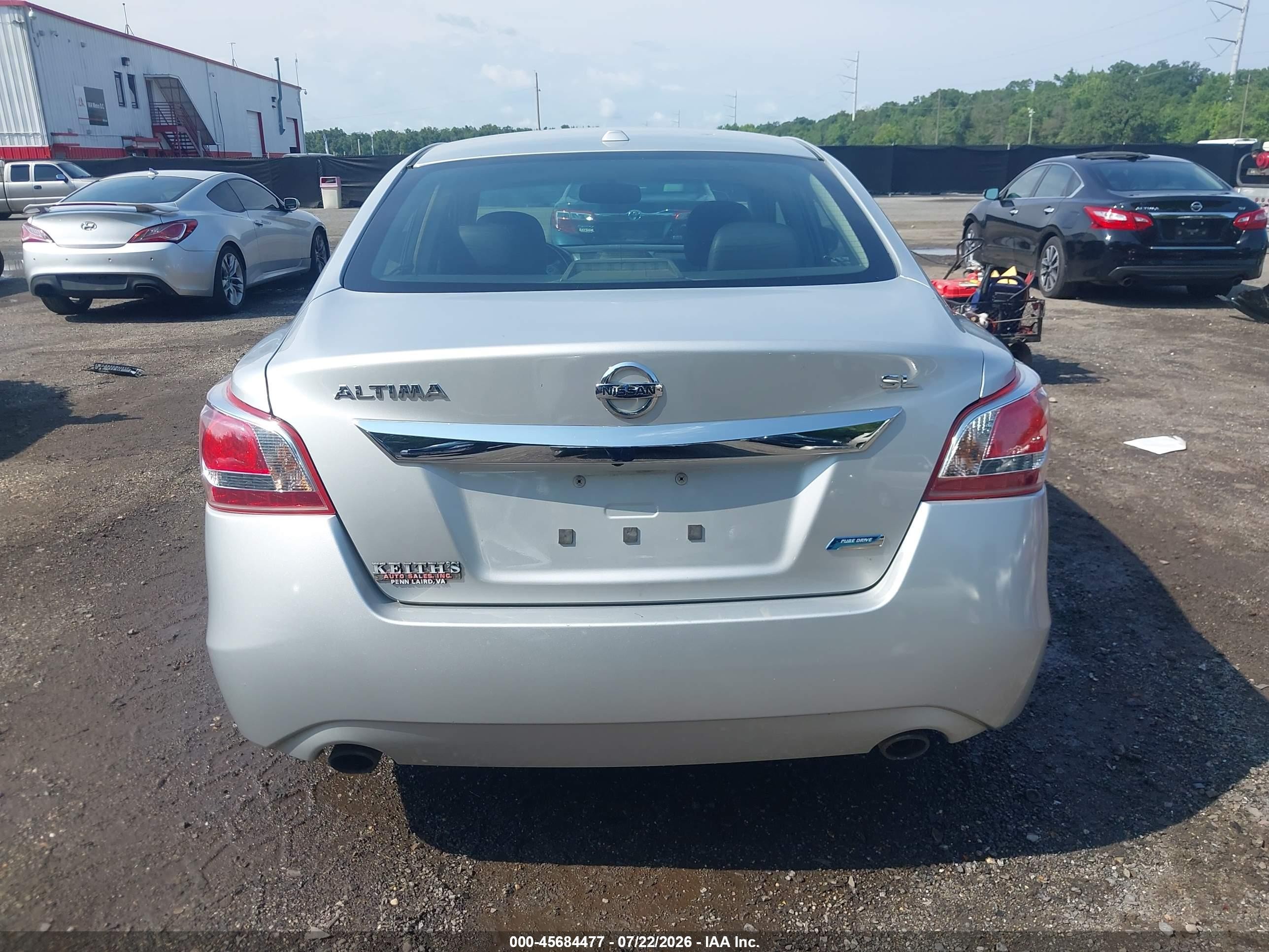2013 Nissan Altima 2.5 Sl Silver vin: 1N4AL3AP4DC237710