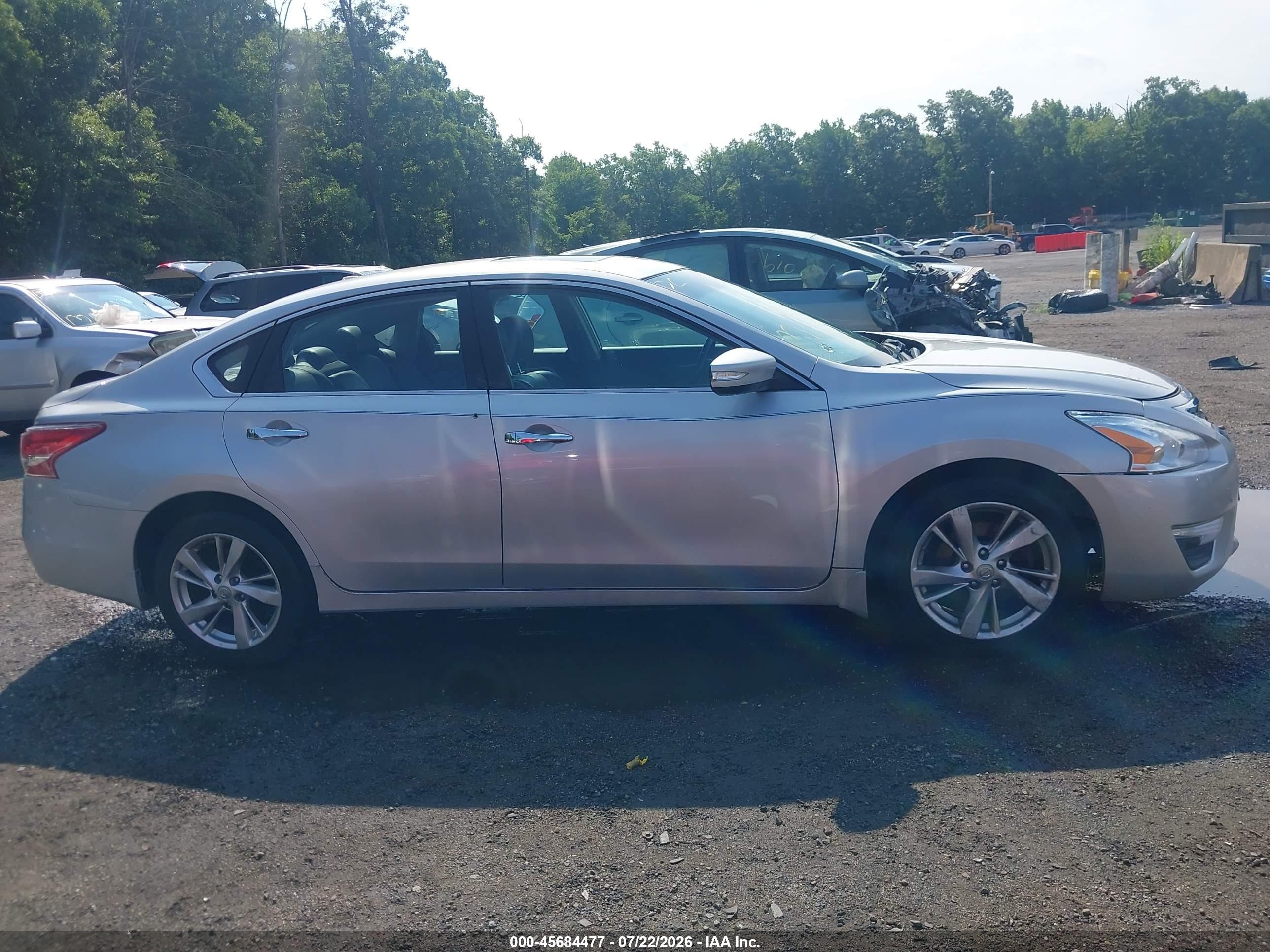 2013 Nissan Altima 2.5 Sl Silver vin: 1N4AL3AP4DC237710