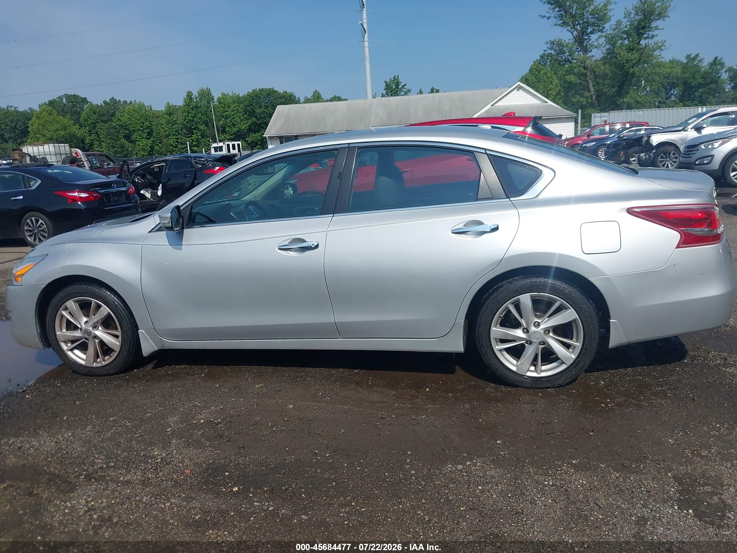 2013 Nissan Altima 2.5 Sl Silver vin: 1N4AL3AP4DC237710