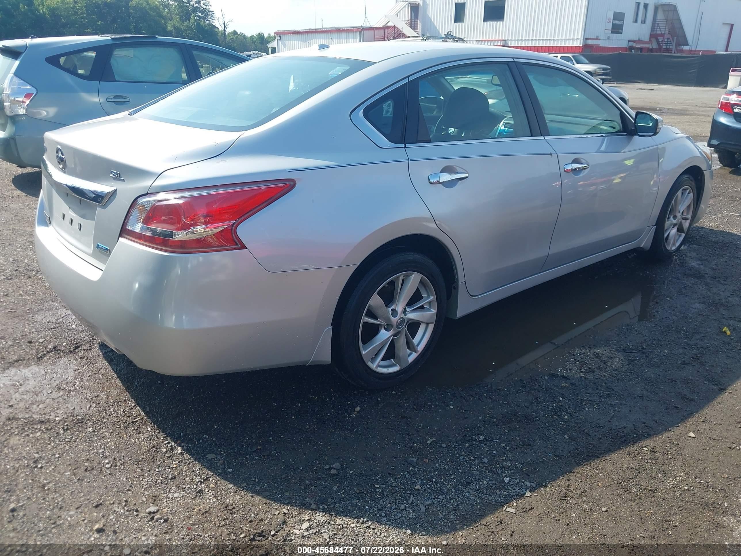 2013 Nissan Altima 2.5 Sl Silver vin: 1N4AL3AP4DC237710