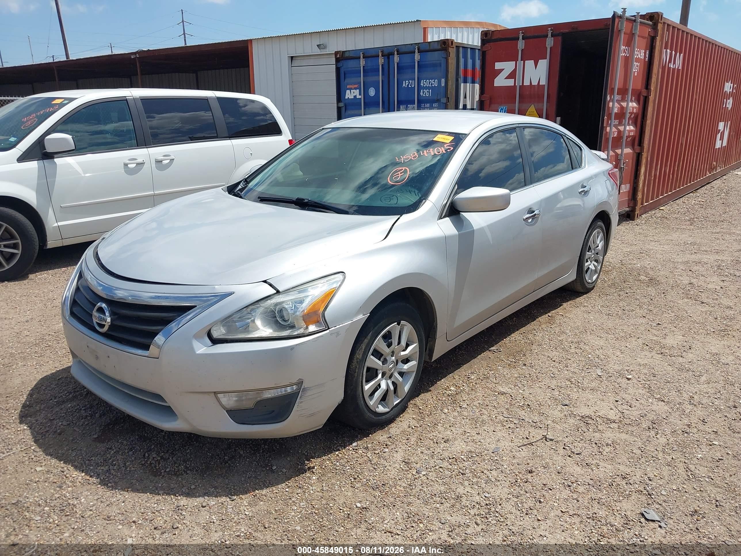 2013 Nissan Altima 2.5 S Silver vin: 1N4AL3AP4DC255365