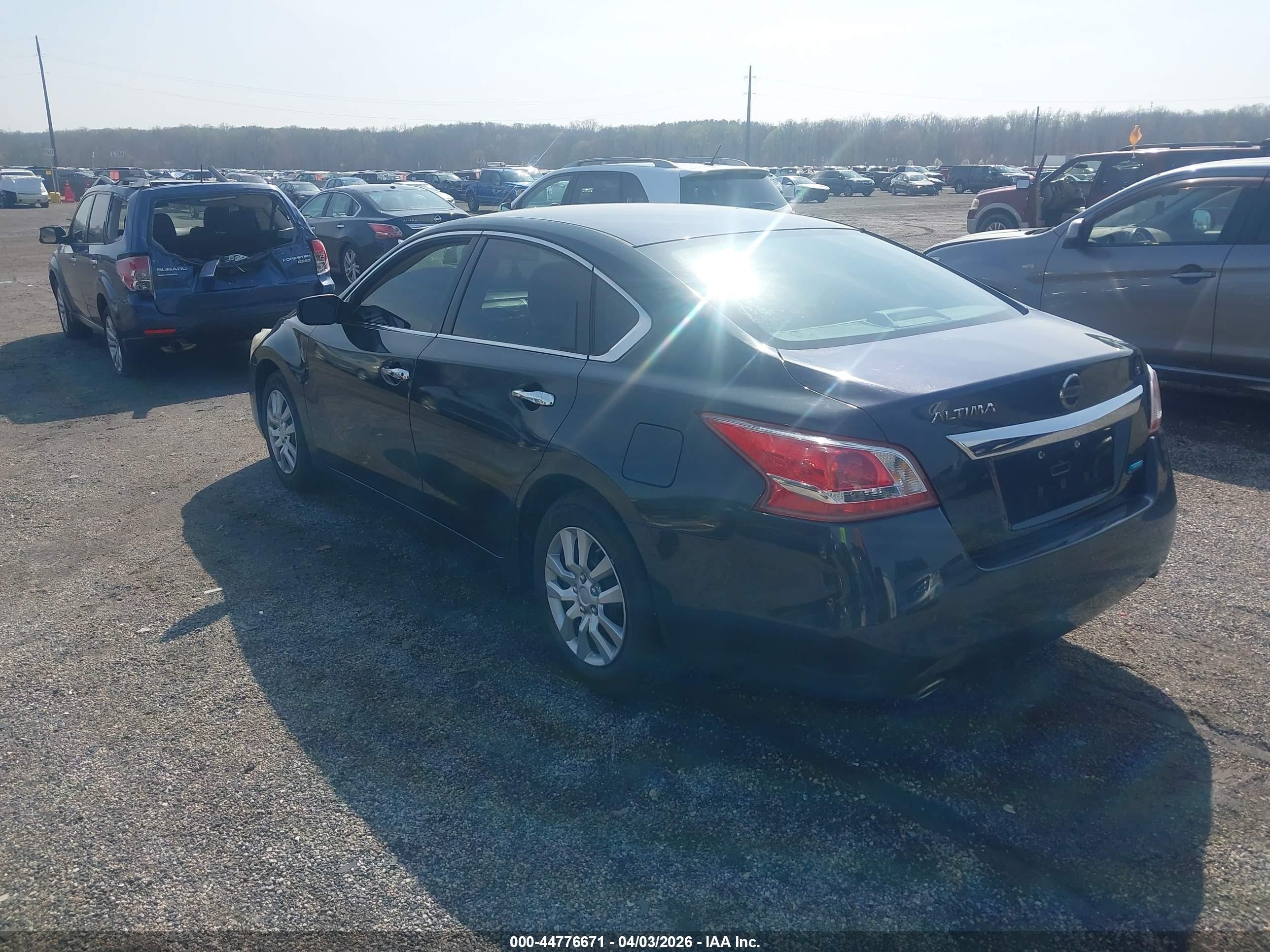 2013 Nissan Altima 2.5 S Black vin: 1N4AL3AP4DC264521