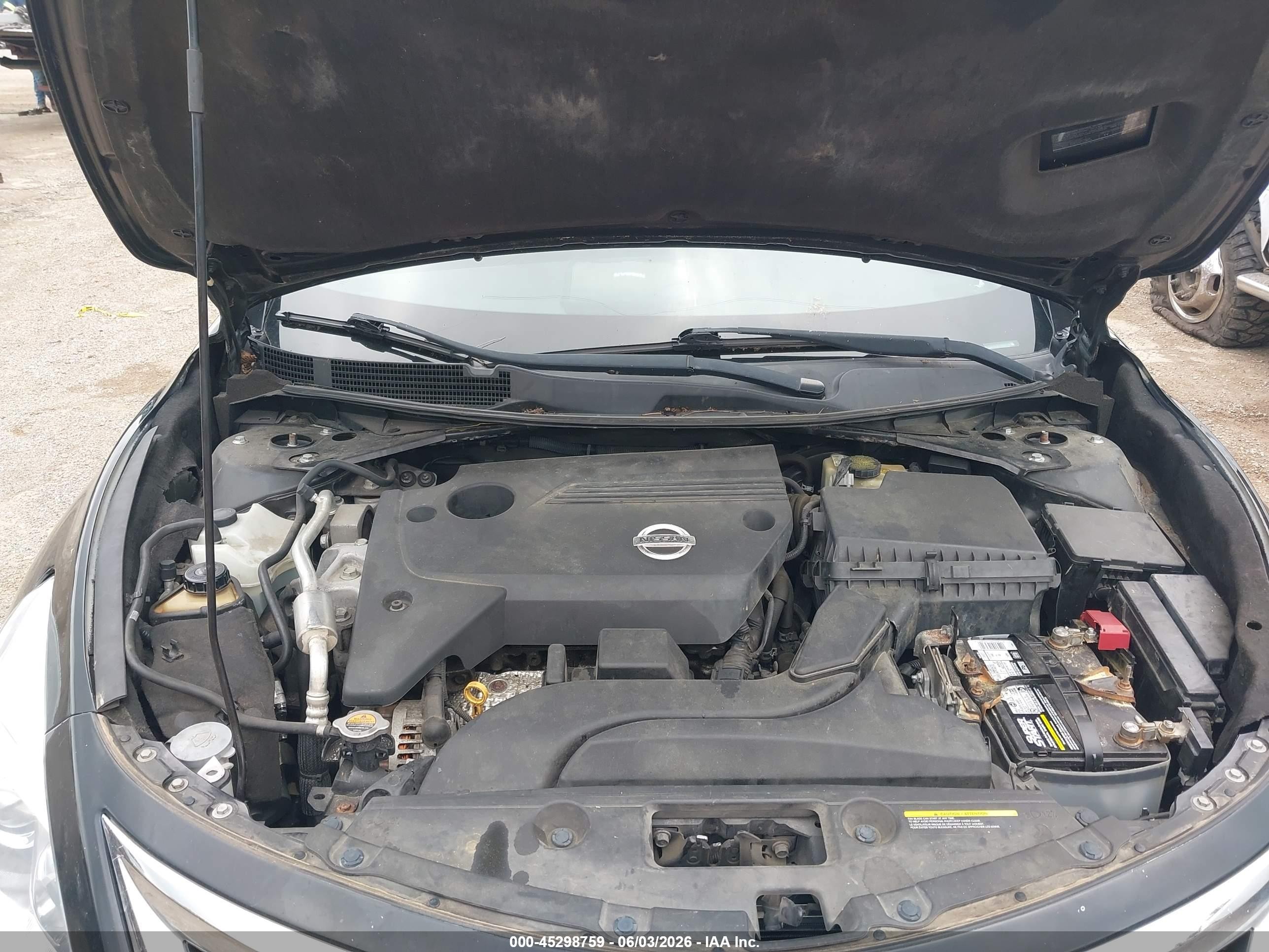 2013 Nissan Altima 2.5 S Черный vin: 1N4AL3AP4DC266138