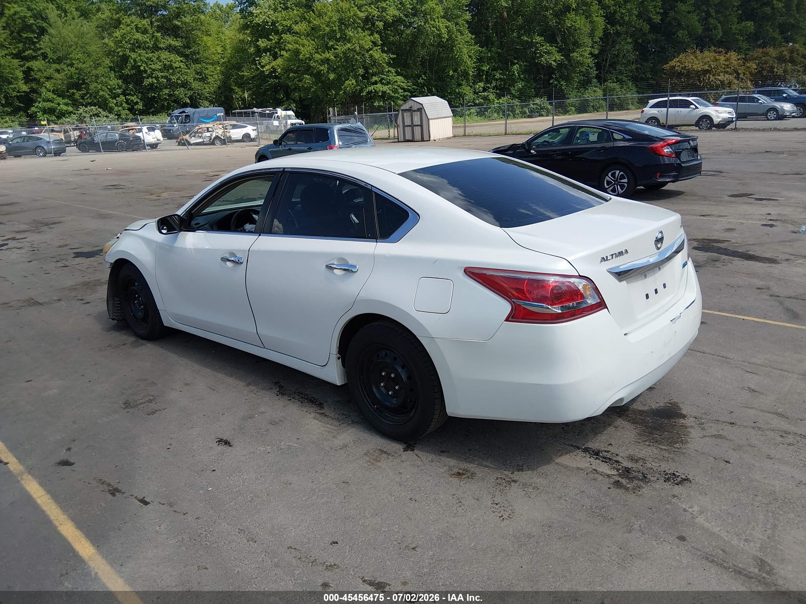 2013 Nissan Altima 2.5 S White vin: 1N4AL3AP4DC269086