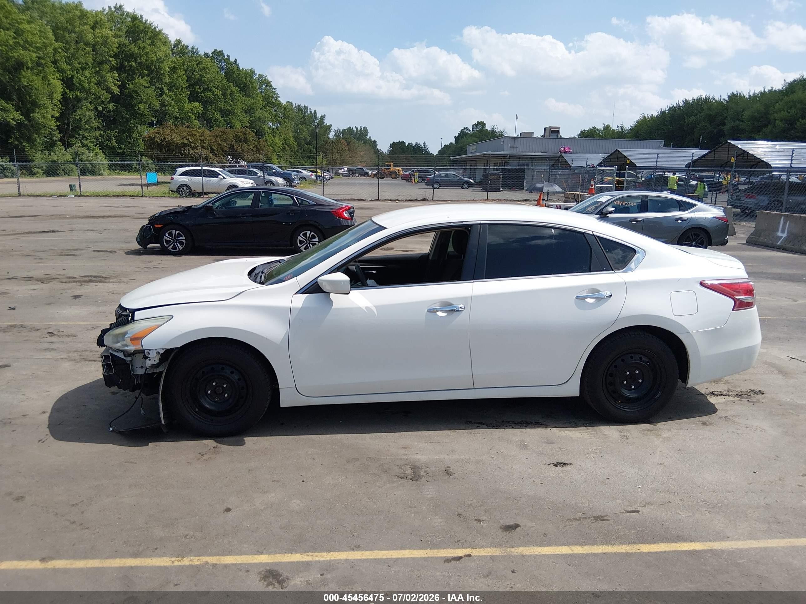 2013 Nissan Altima 2.5 S White vin: 1N4AL3AP4DC269086