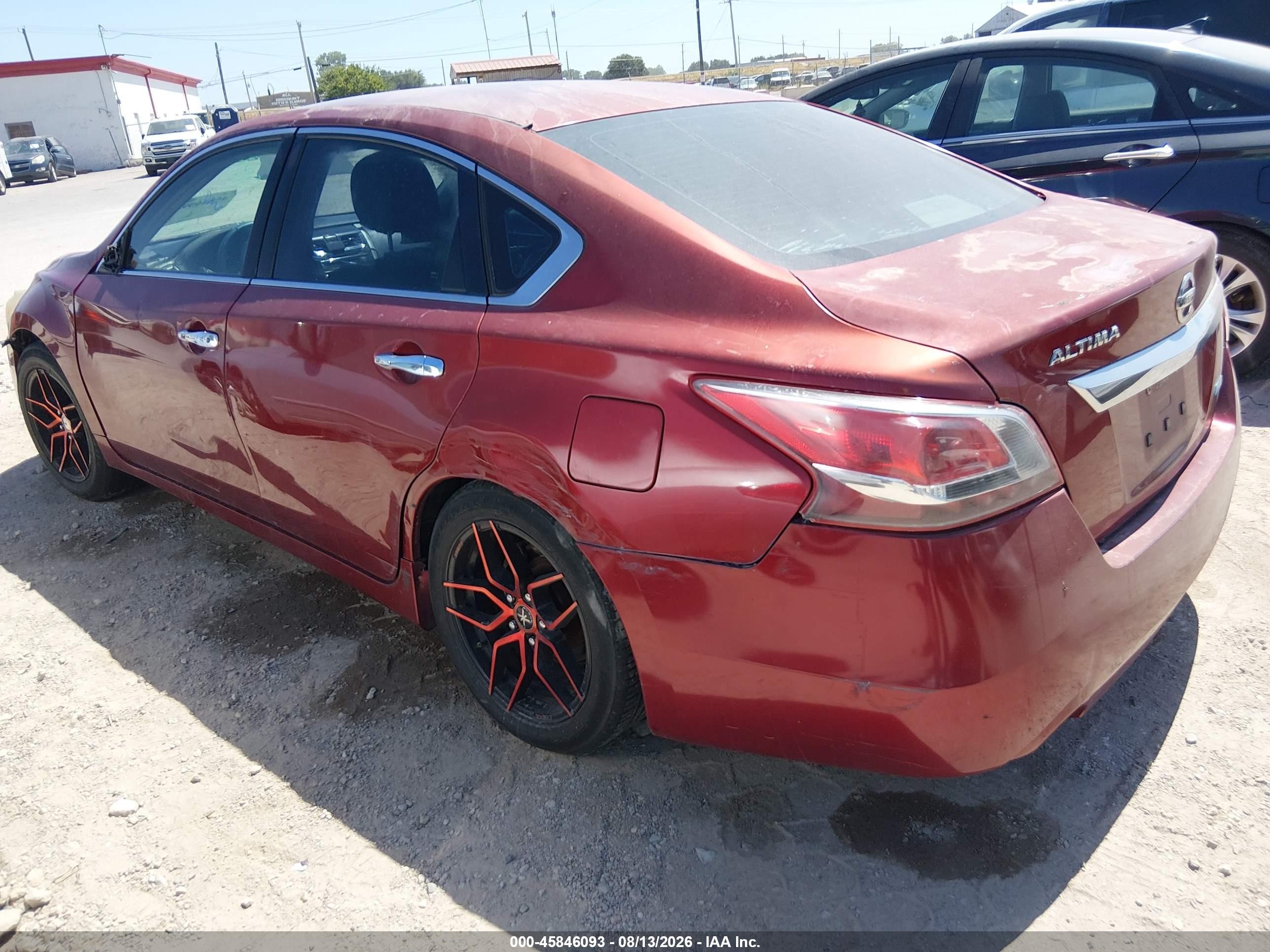 2013 Nissan Altima 2.5 S Maroon vin: 1N4AL3AP4DC271968