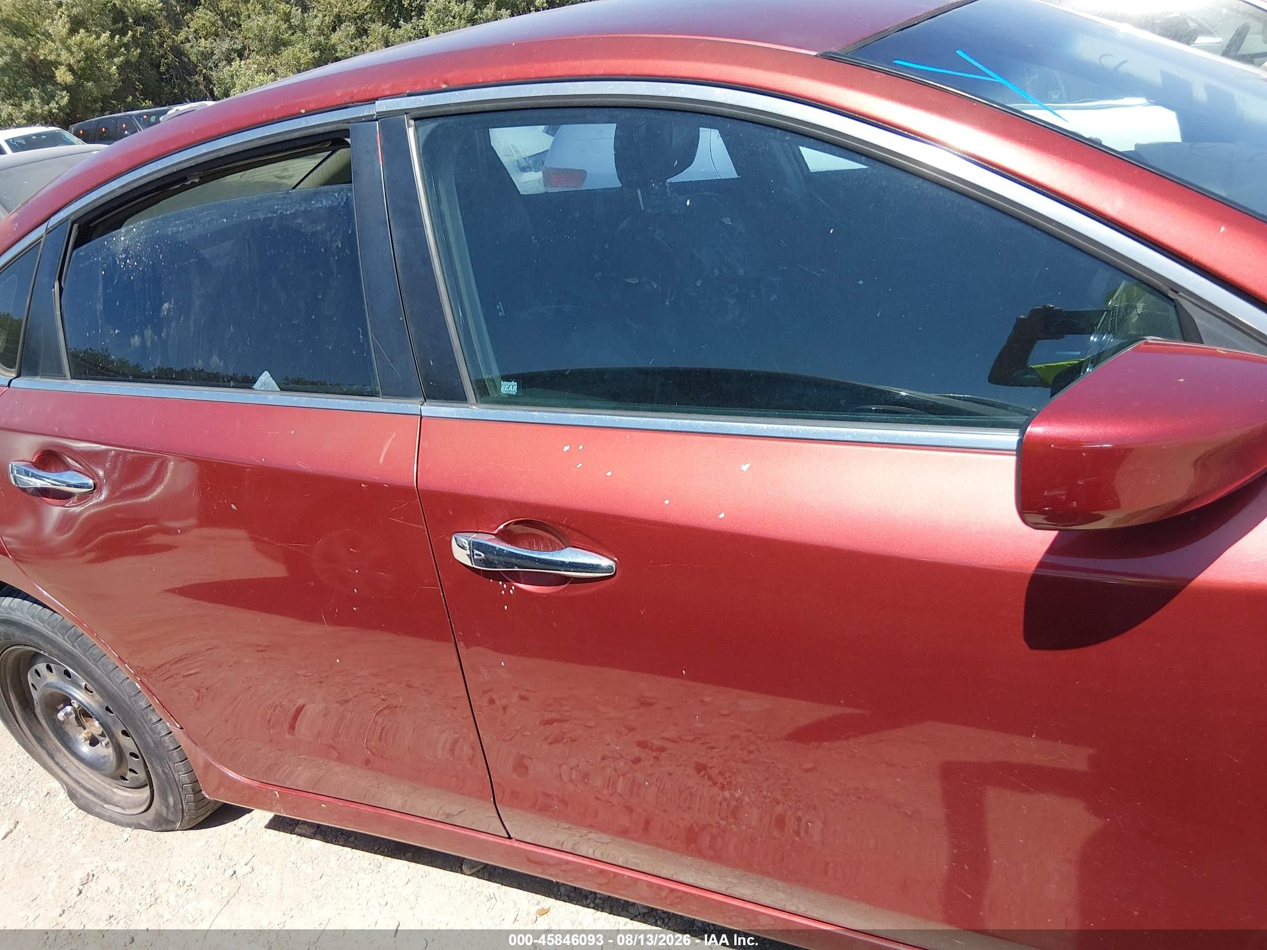 2013 Nissan Altima 2.5 S Maroon vin: 1N4AL3AP4DC271968