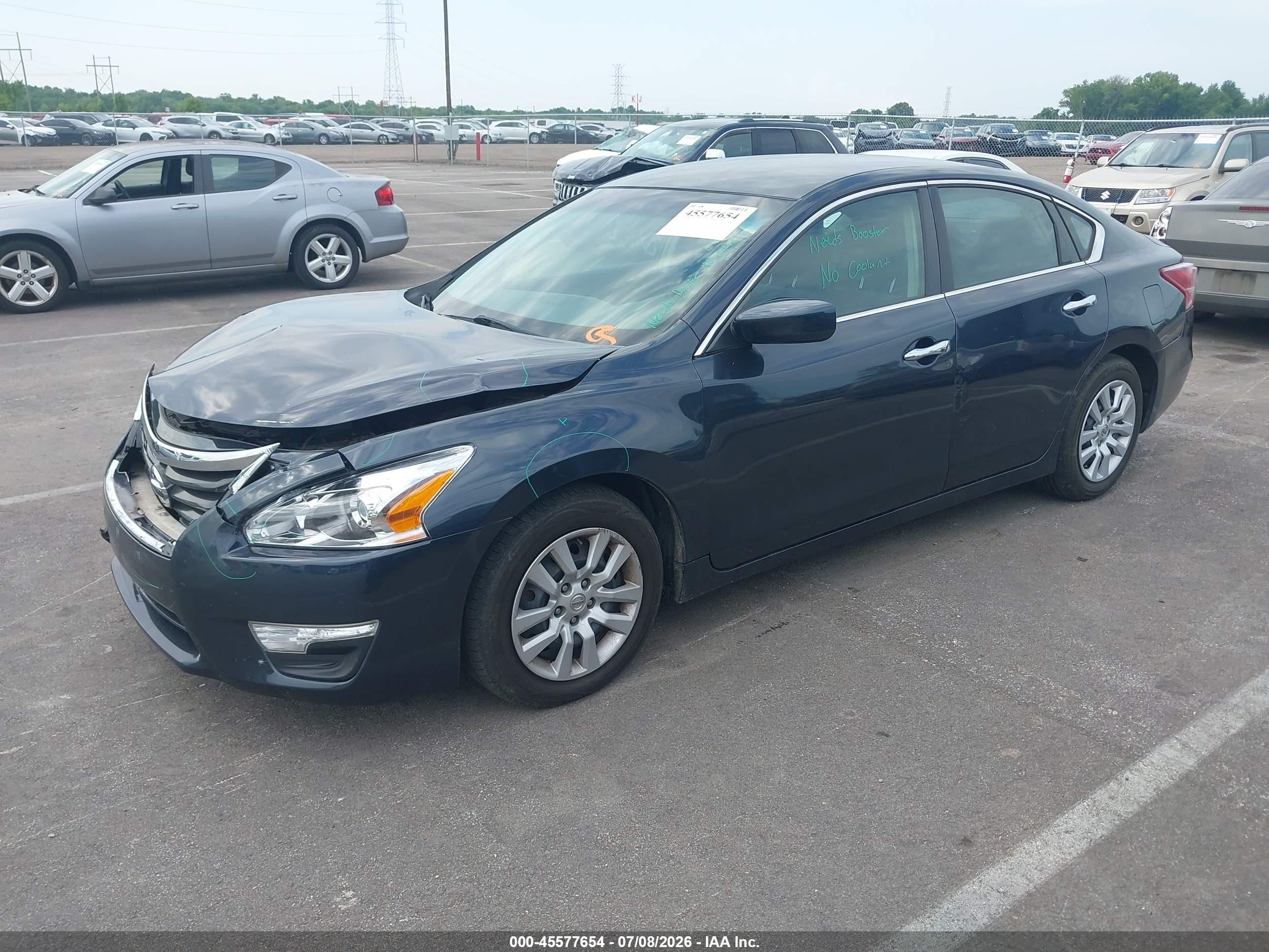 2013 Nissan Altima 2.5 S Blue vin: 1N4AL3AP4DC274563