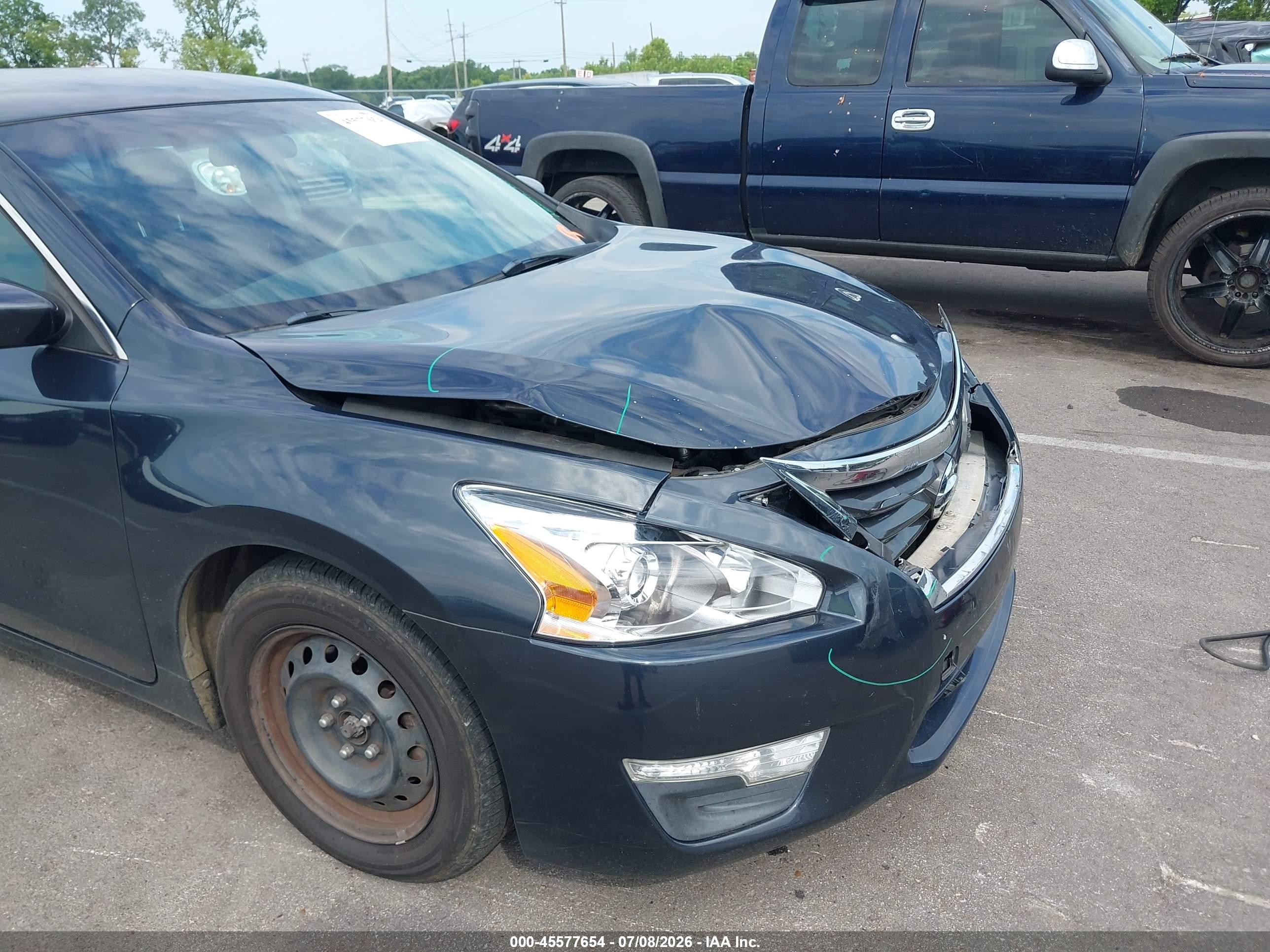2013 Nissan Altima 2.5 S Blue vin: 1N4AL3AP4DC274563