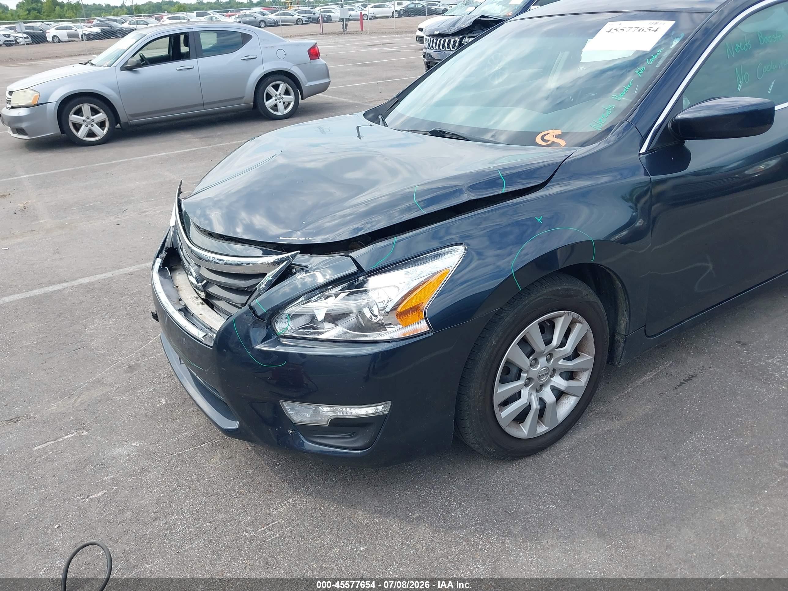 2013 Nissan Altima 2.5 S Blue vin: 1N4AL3AP4DC274563