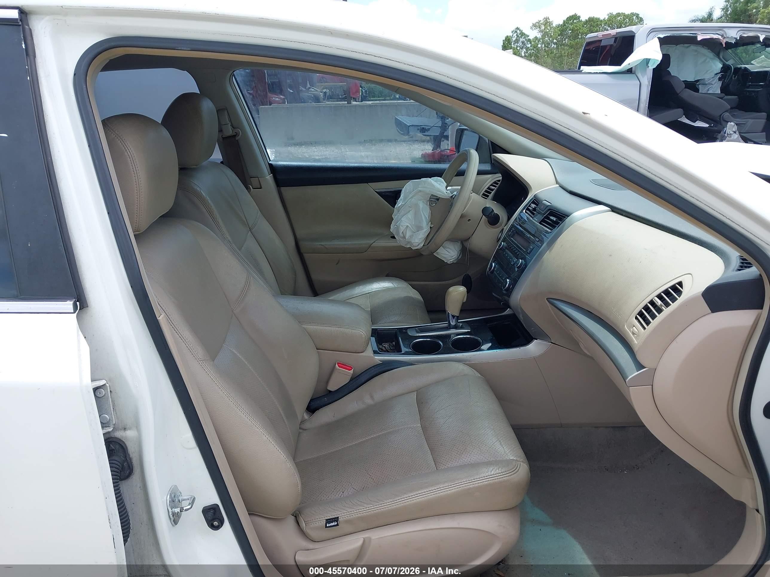 2013 Nissan Altima 2.5 S Белый vin: 1N4AL3AP4DC282680