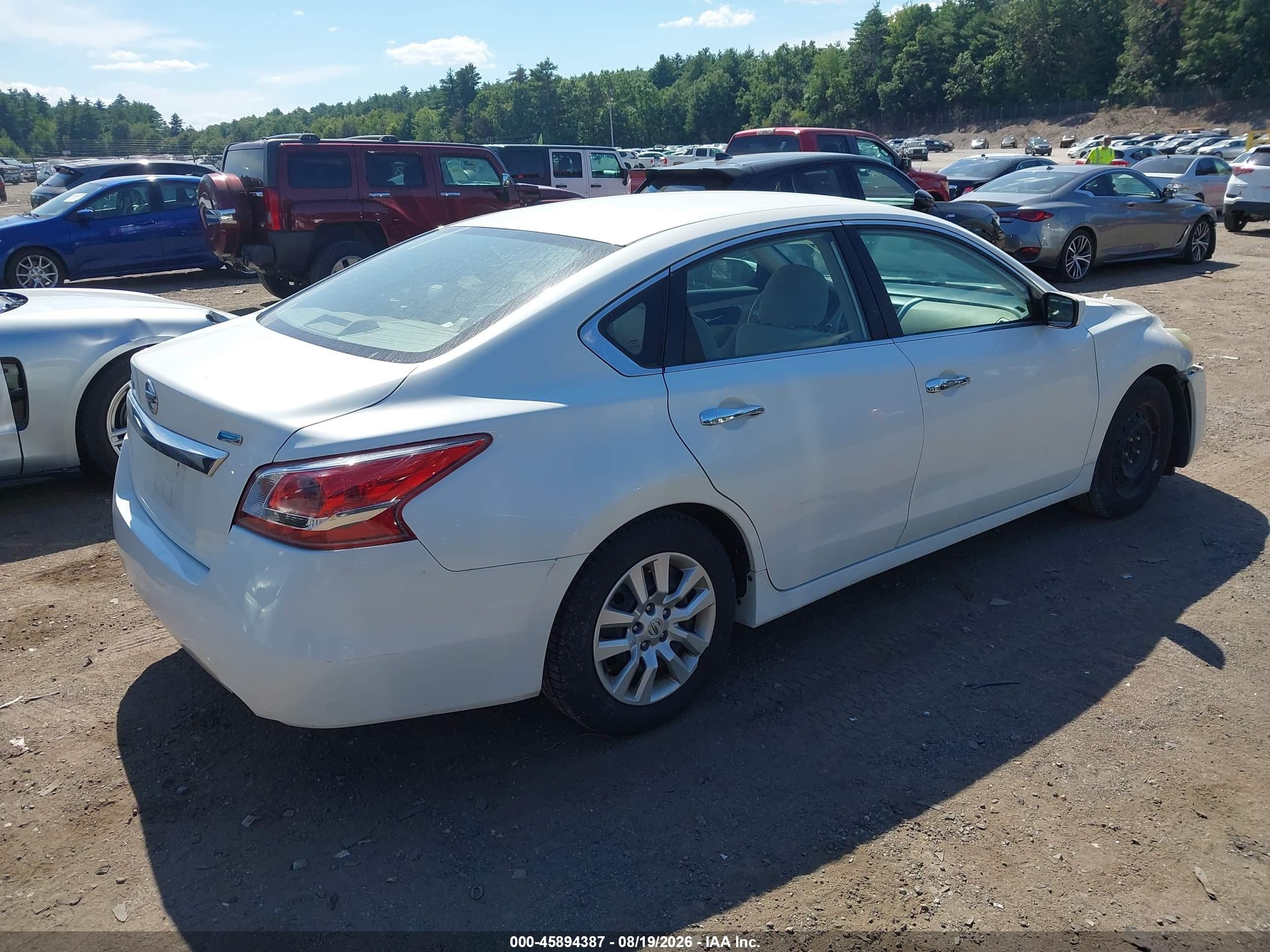 2013 Nissan Altima 2.5 Белый vin: 1N4AL3AP4DC908535