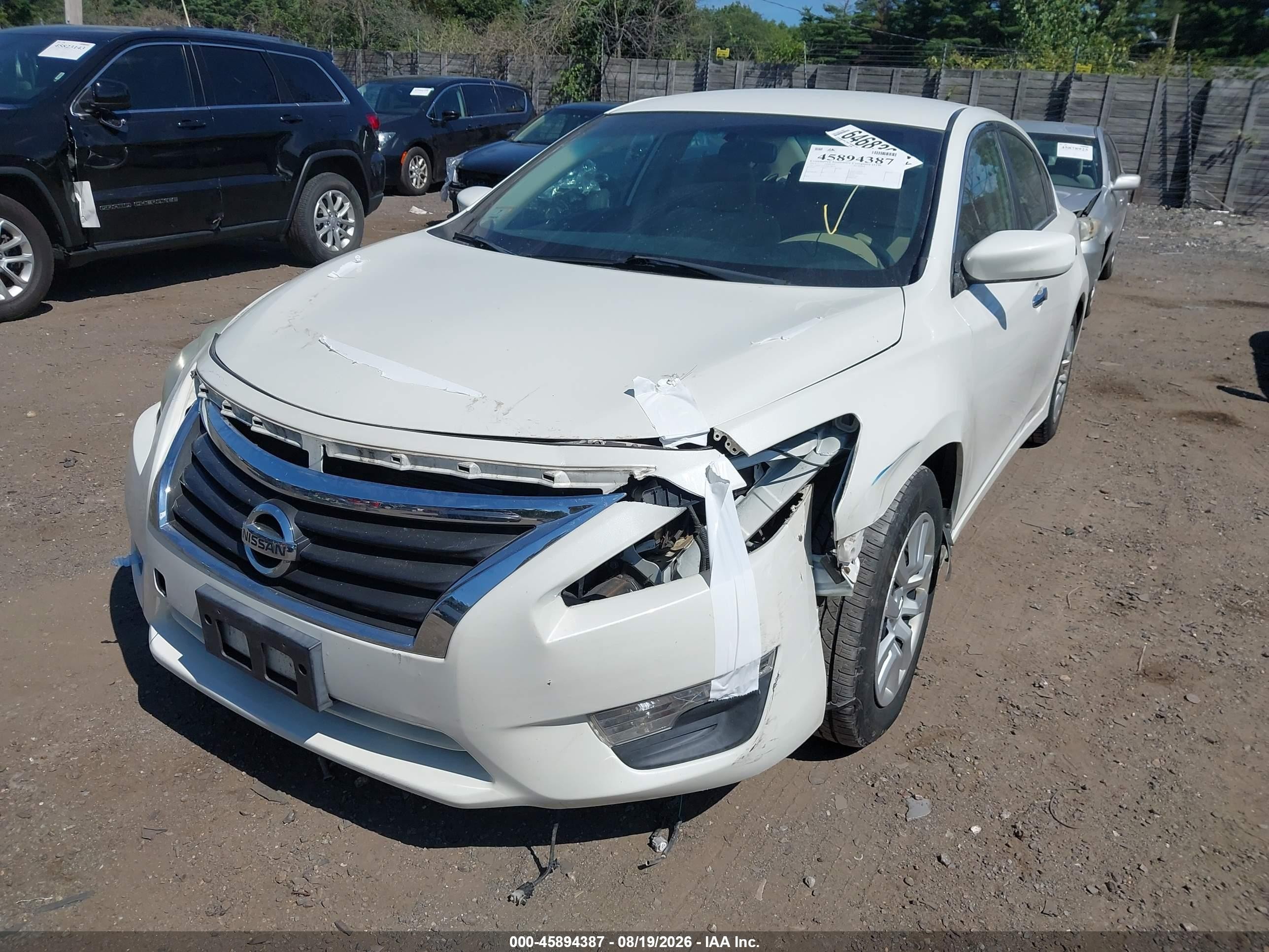 2013 Nissan Altima 2.5 Белый vin: 1N4AL3AP4DC908535