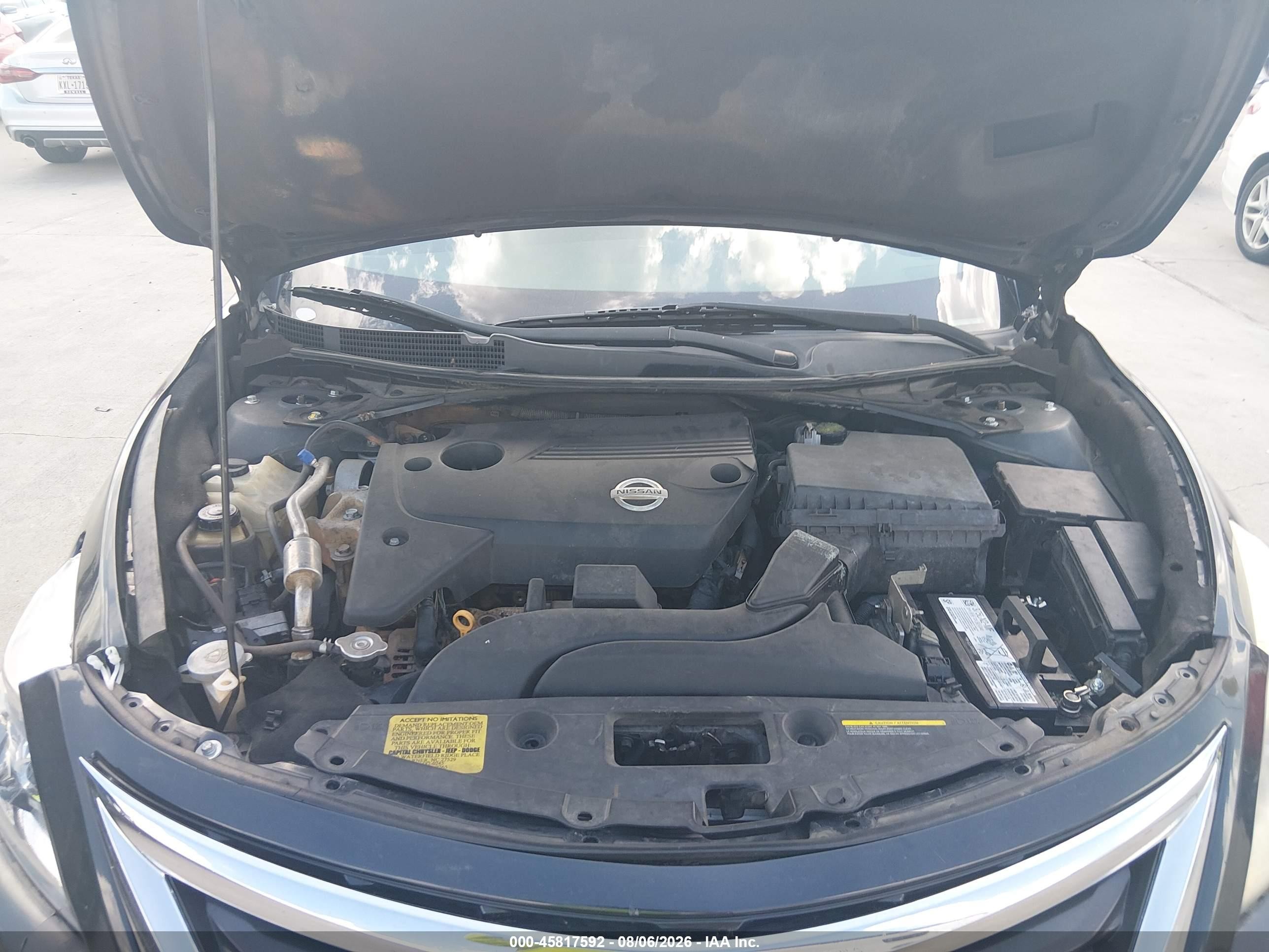 2013 Nissan Altima 2.5 Sl Black vin: 1N4AL3AP4DC917221