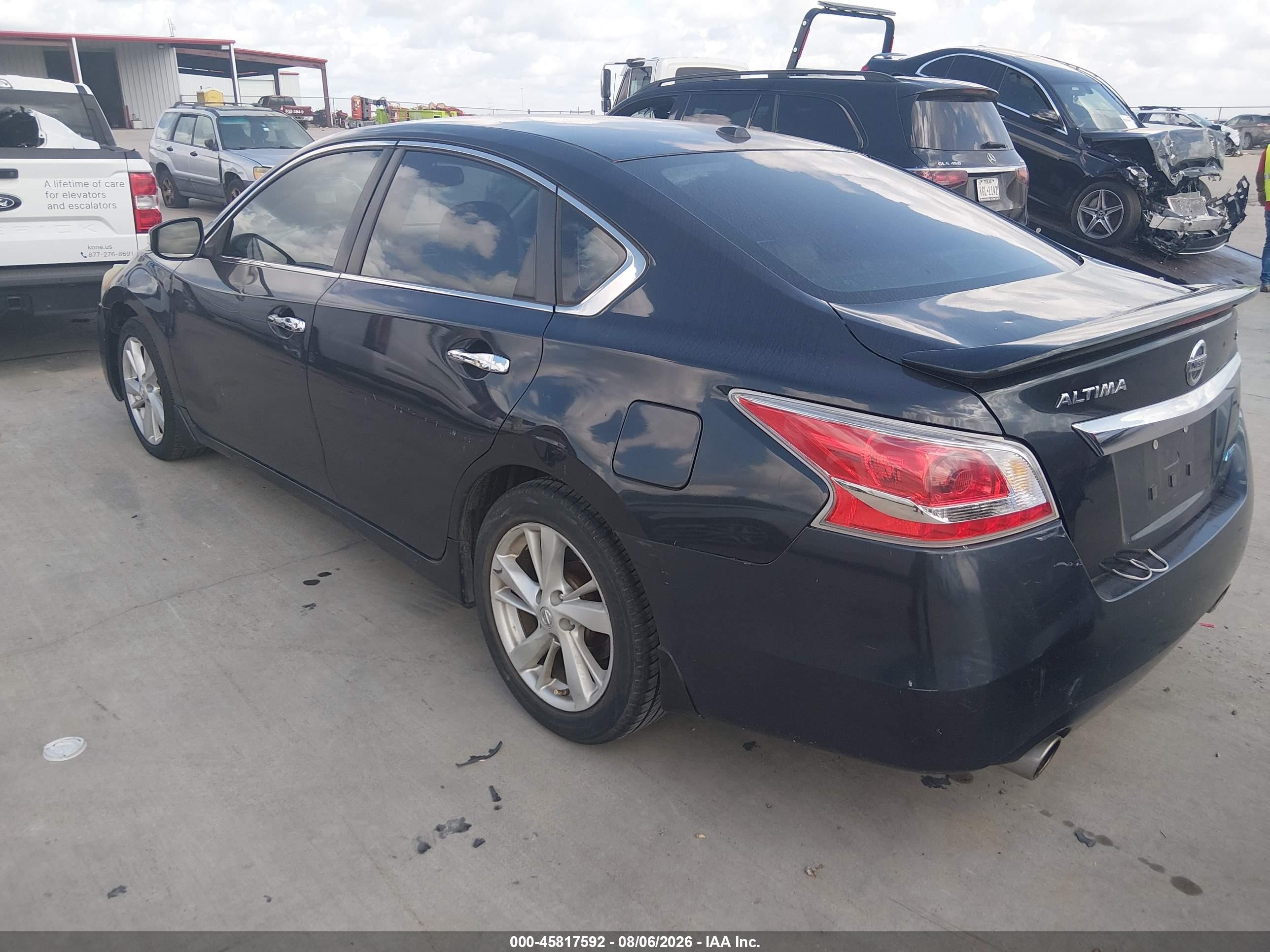 2013 Nissan Altima 2.5 Sl Black vin: 1N4AL3AP4DC917221
