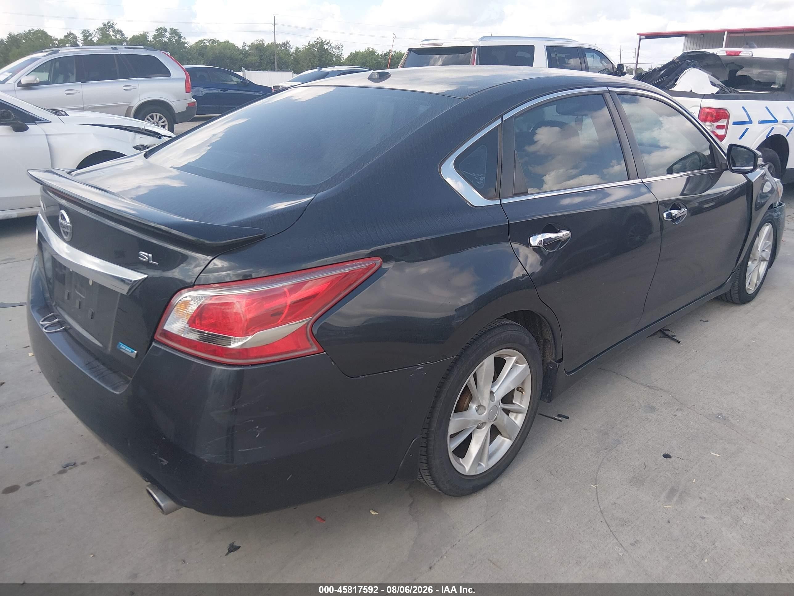 2013 Nissan Altima 2.5 Sl Black vin: 1N4AL3AP4DC917221