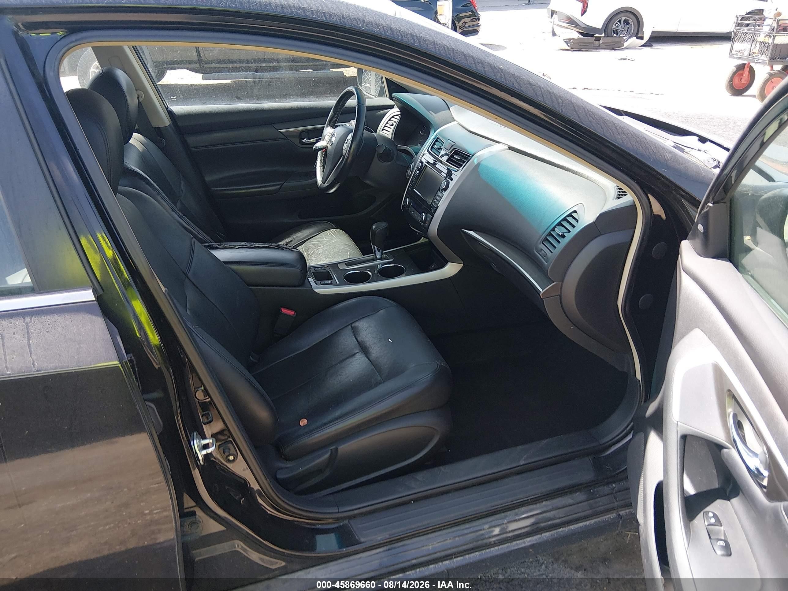 2013 Nissan Altima 2.5 Sl Black vin: 1N4AL3AP4DC917574