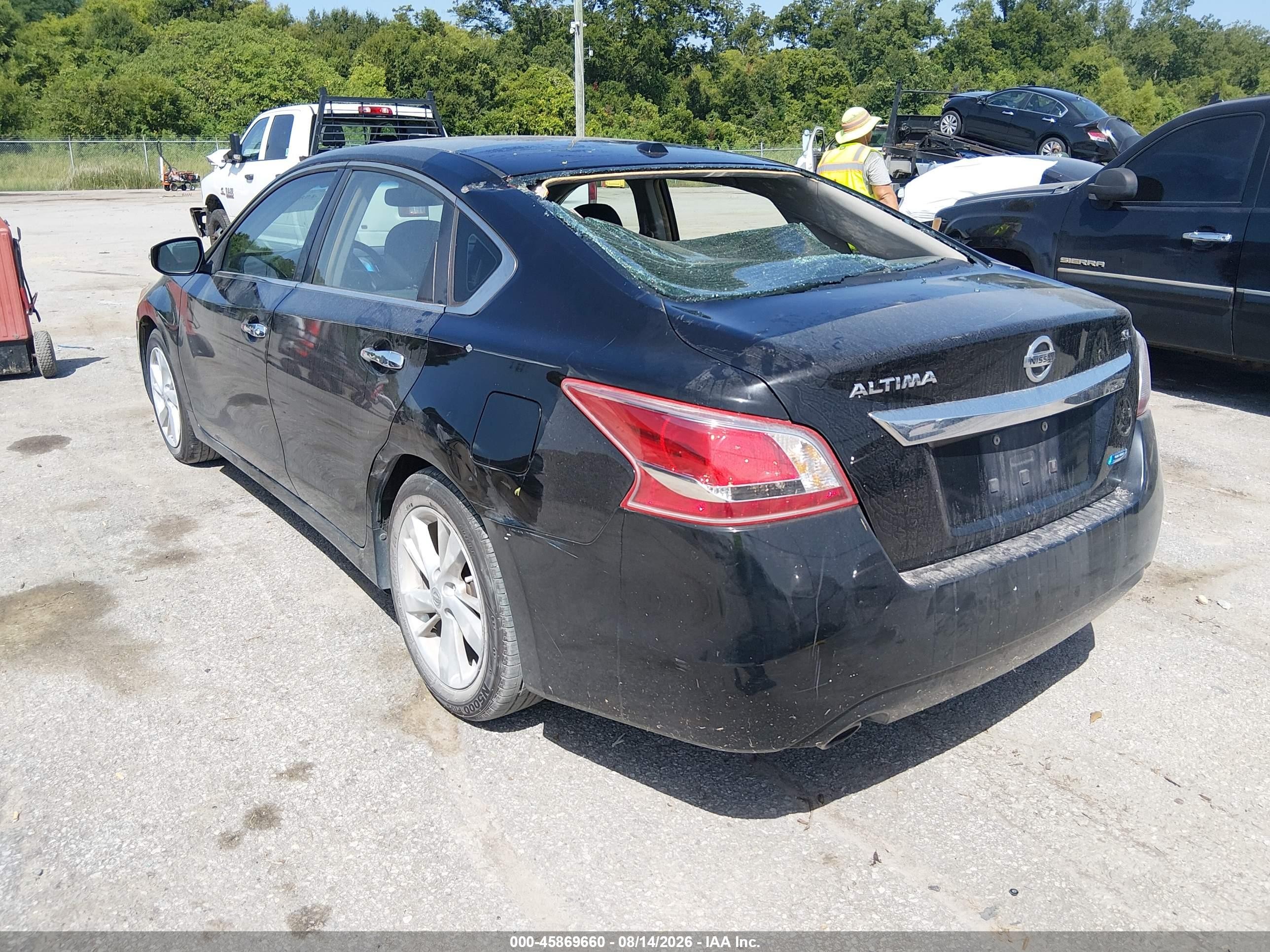 2013 Nissan Altima 2.5 Sl Black vin: 1N4AL3AP4DC917574