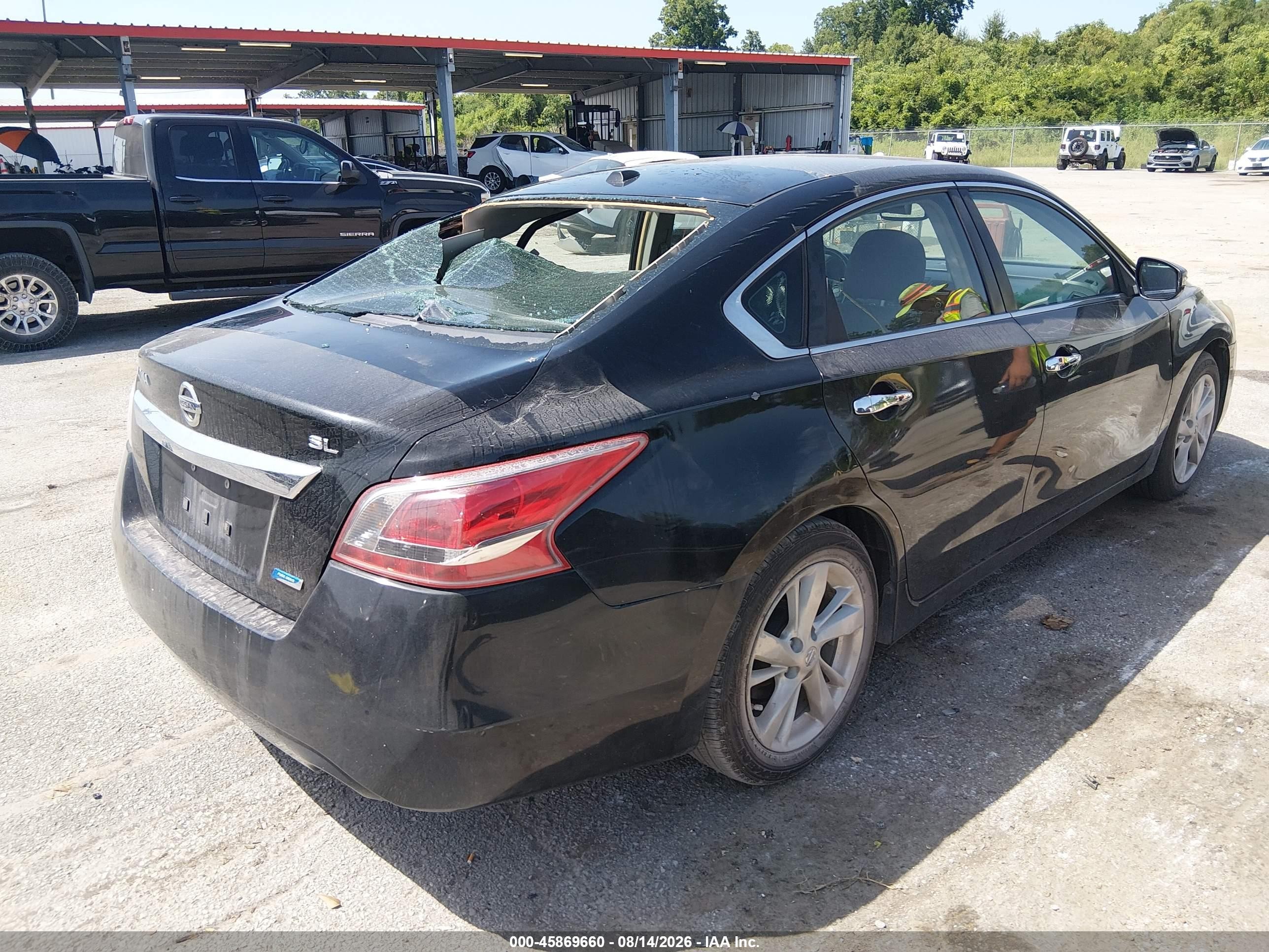 2013 Nissan Altima 2.5 Sl Black vin: 1N4AL3AP4DC917574