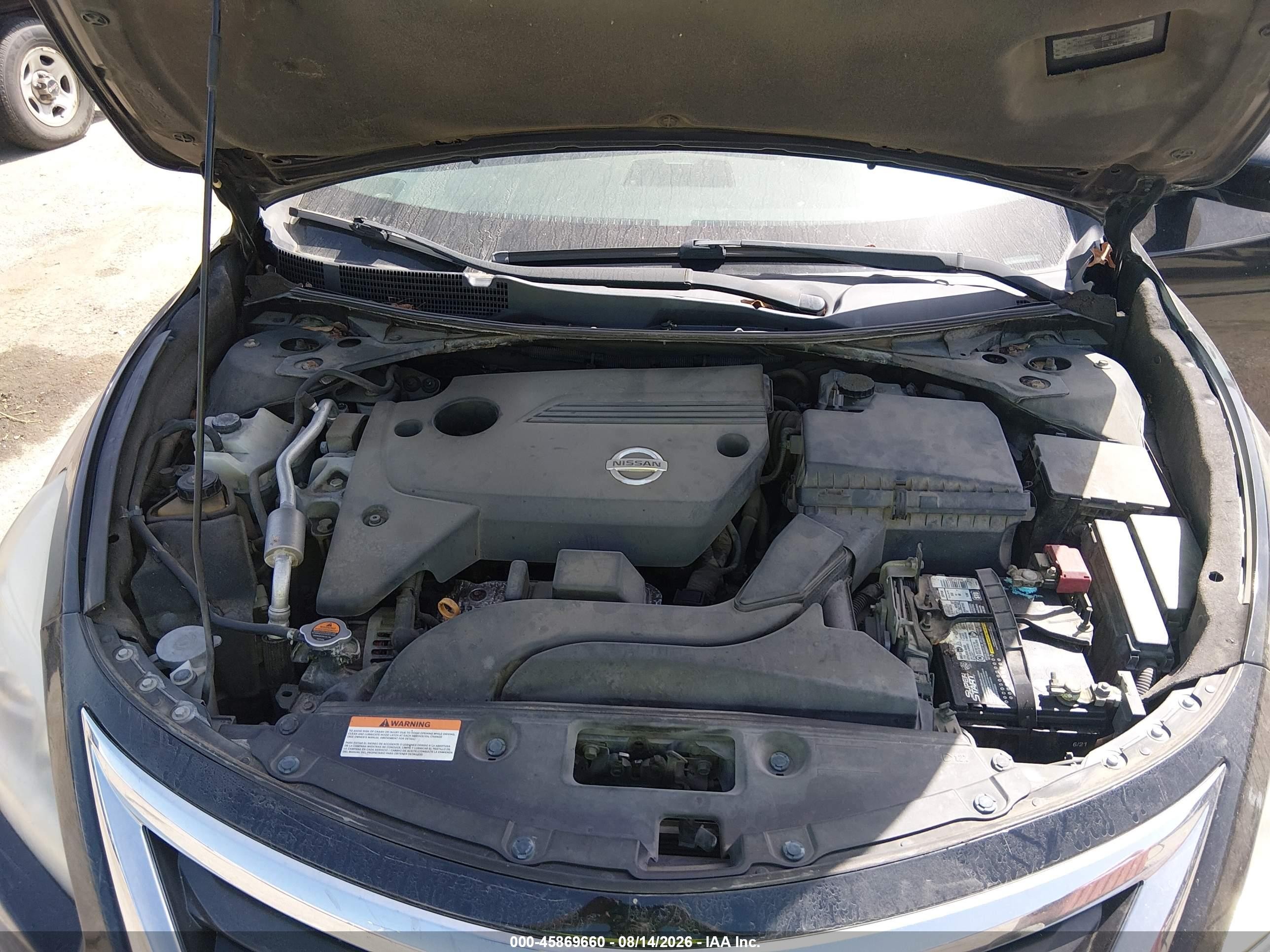 2013 Nissan Altima 2.5 Sl Black vin: 1N4AL3AP4DC917574