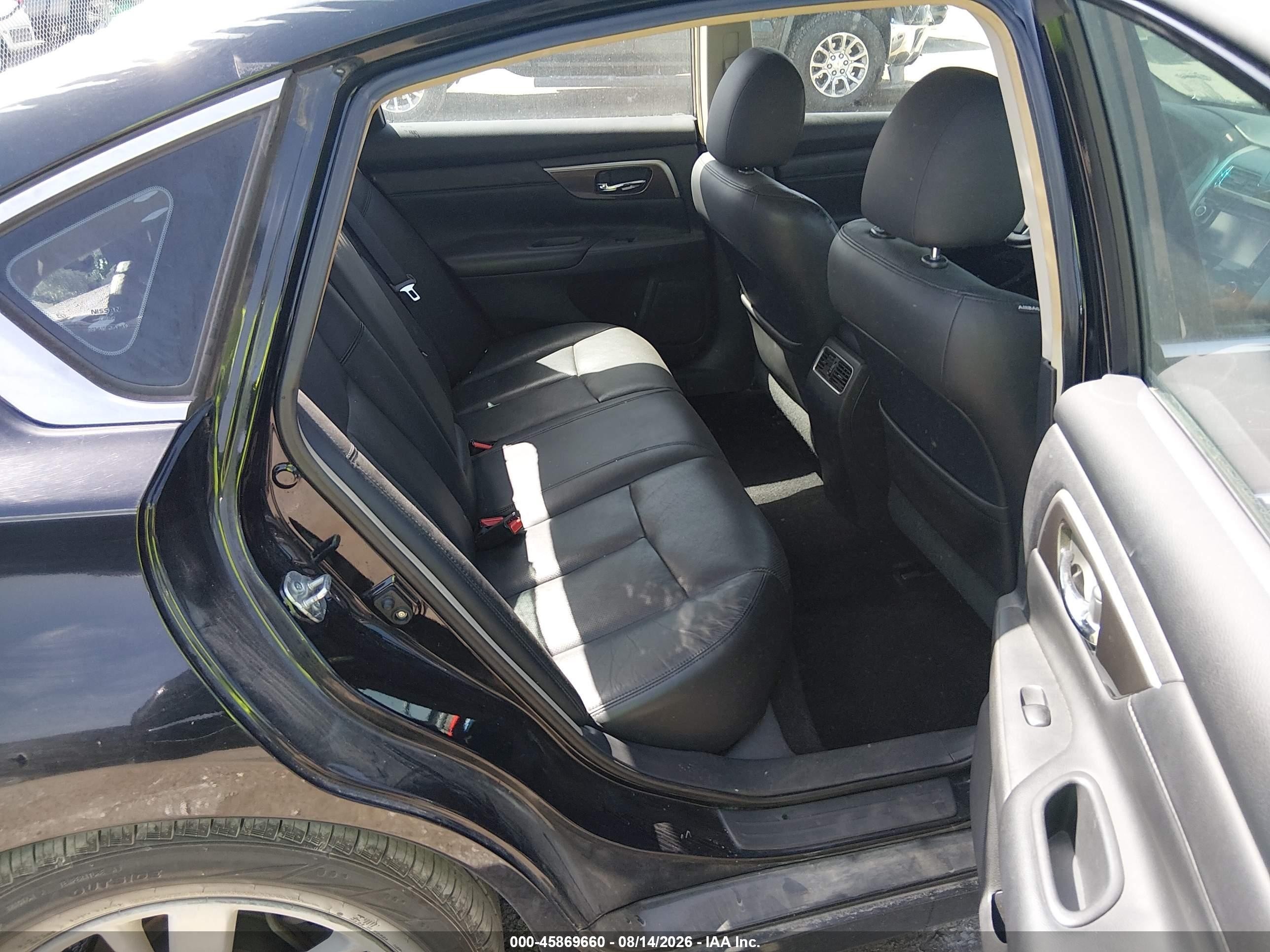 2013 Nissan Altima 2.5 Sl Black vin: 1N4AL3AP4DC917574