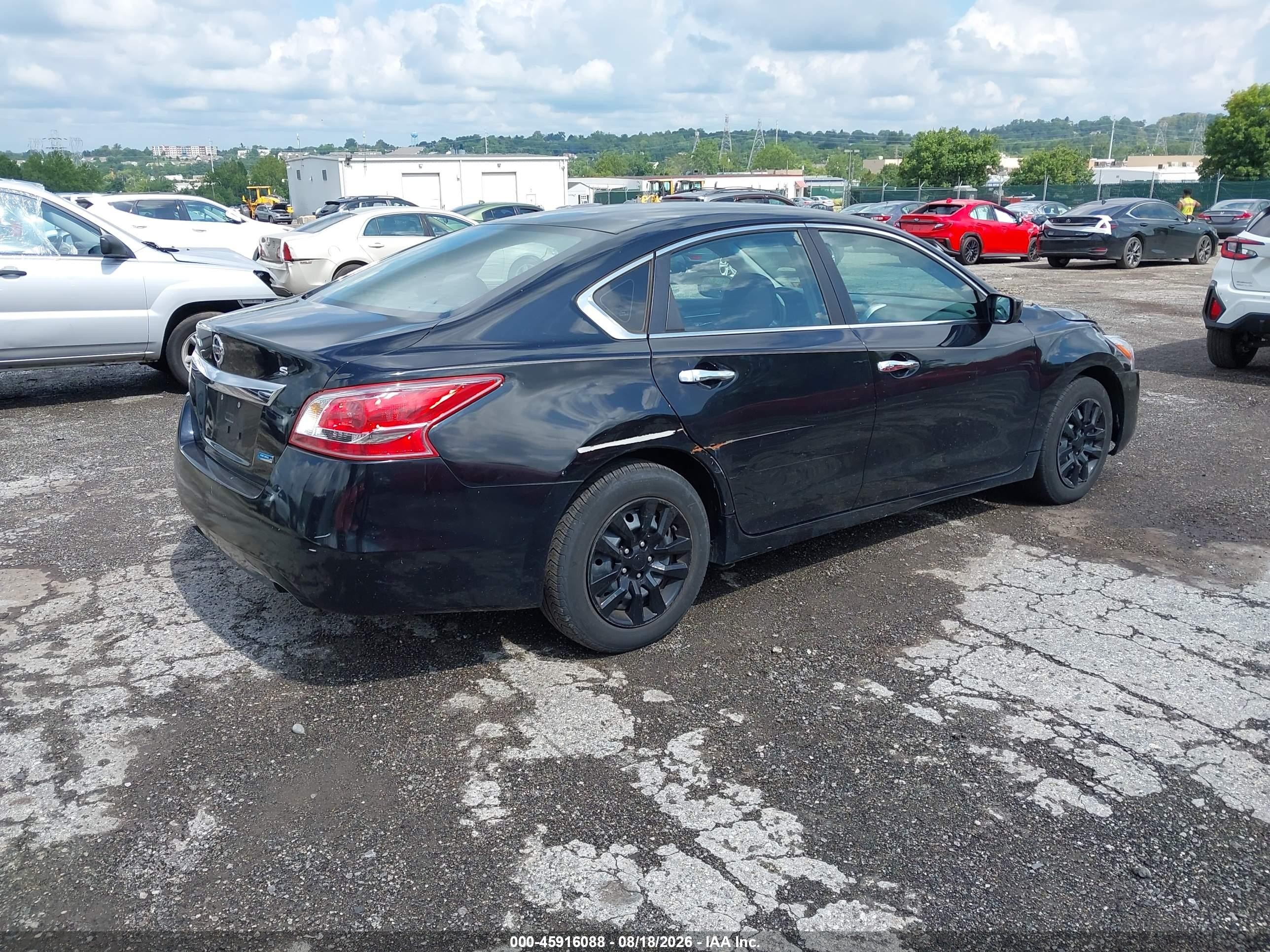 2013 Nissan Altima 2.5 S Black vin: 1N4AL3AP4DC918448